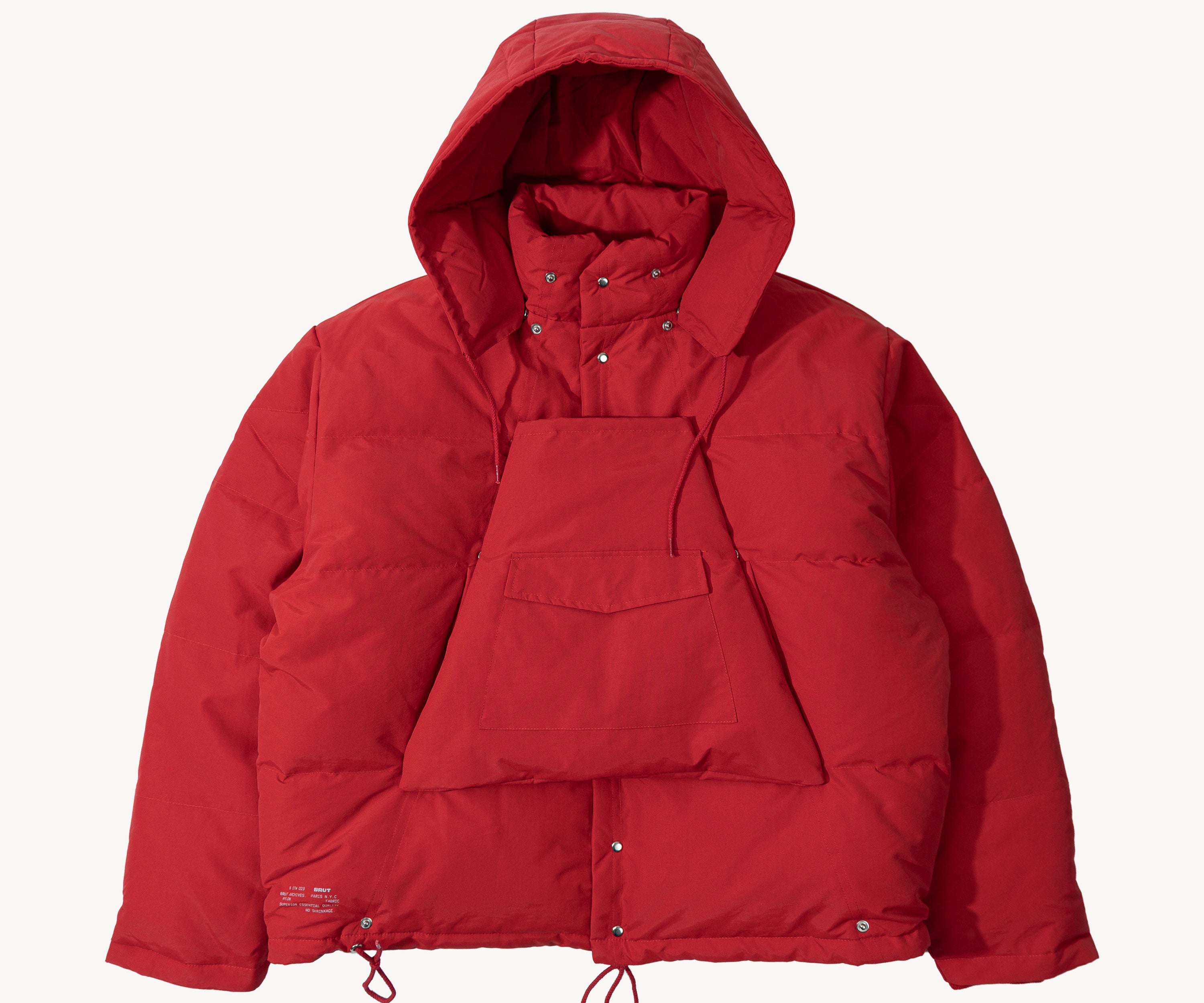 THE SUMMIT JACKET Manteaux et vestes TAILLE S / ROUGE - BRUT Clothing
