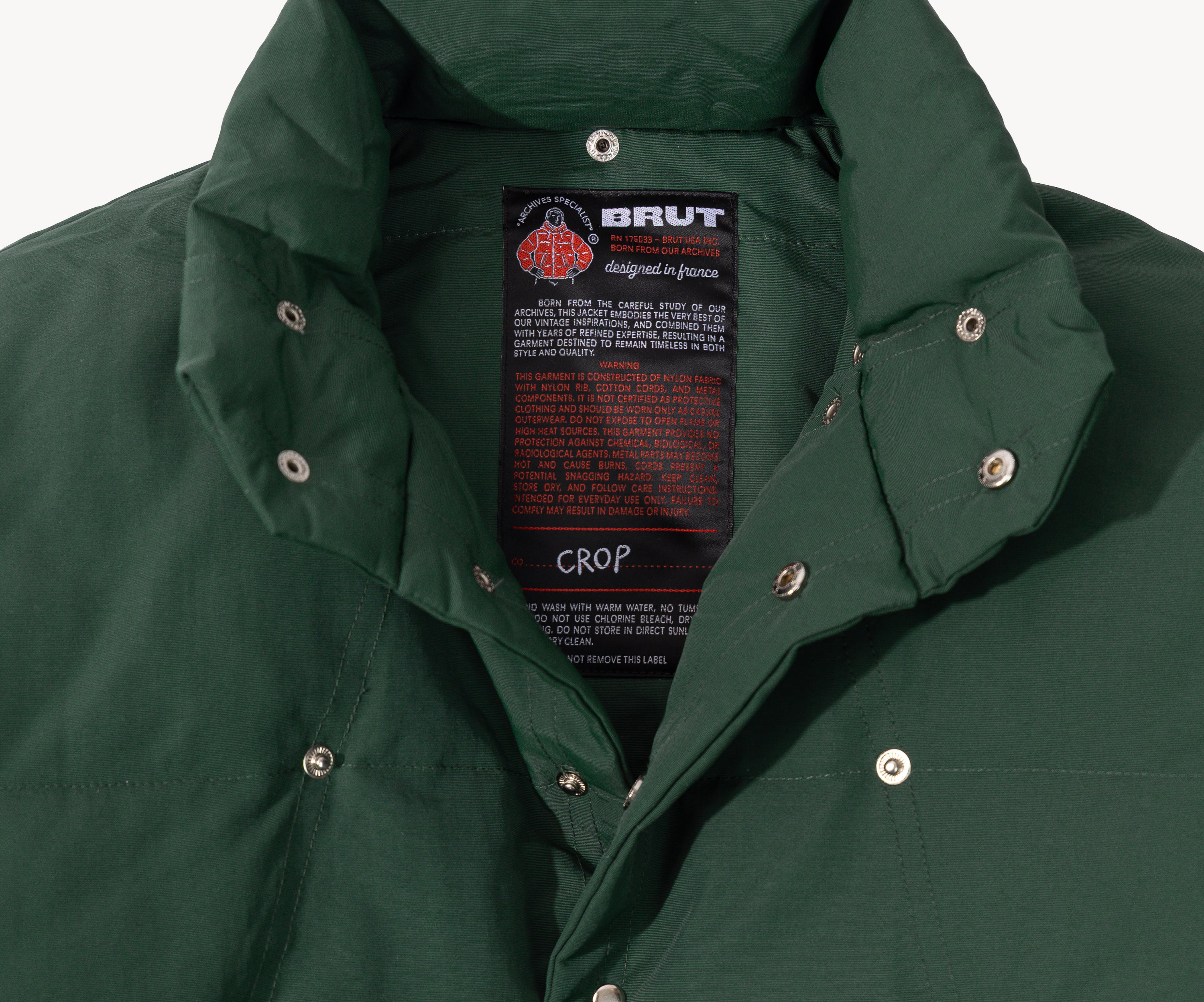 THE SUMMIT JACKET Manteaux et vestes TAILLE S / VERT - BRUT Clothing