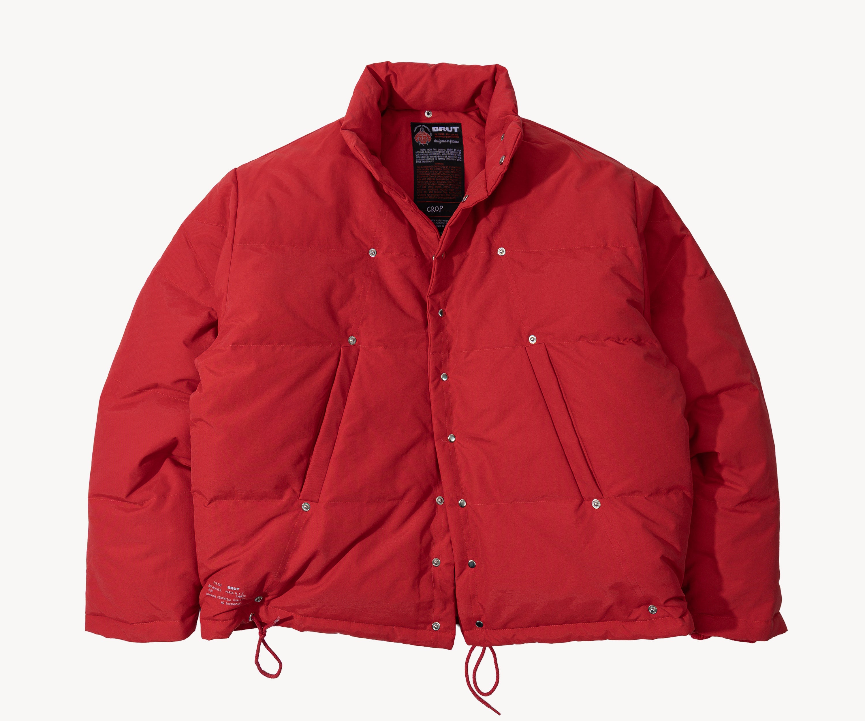 THE SUMMIT JACKET Manteaux et vestes TAILLE S / ROUGE - BRUT Clothing