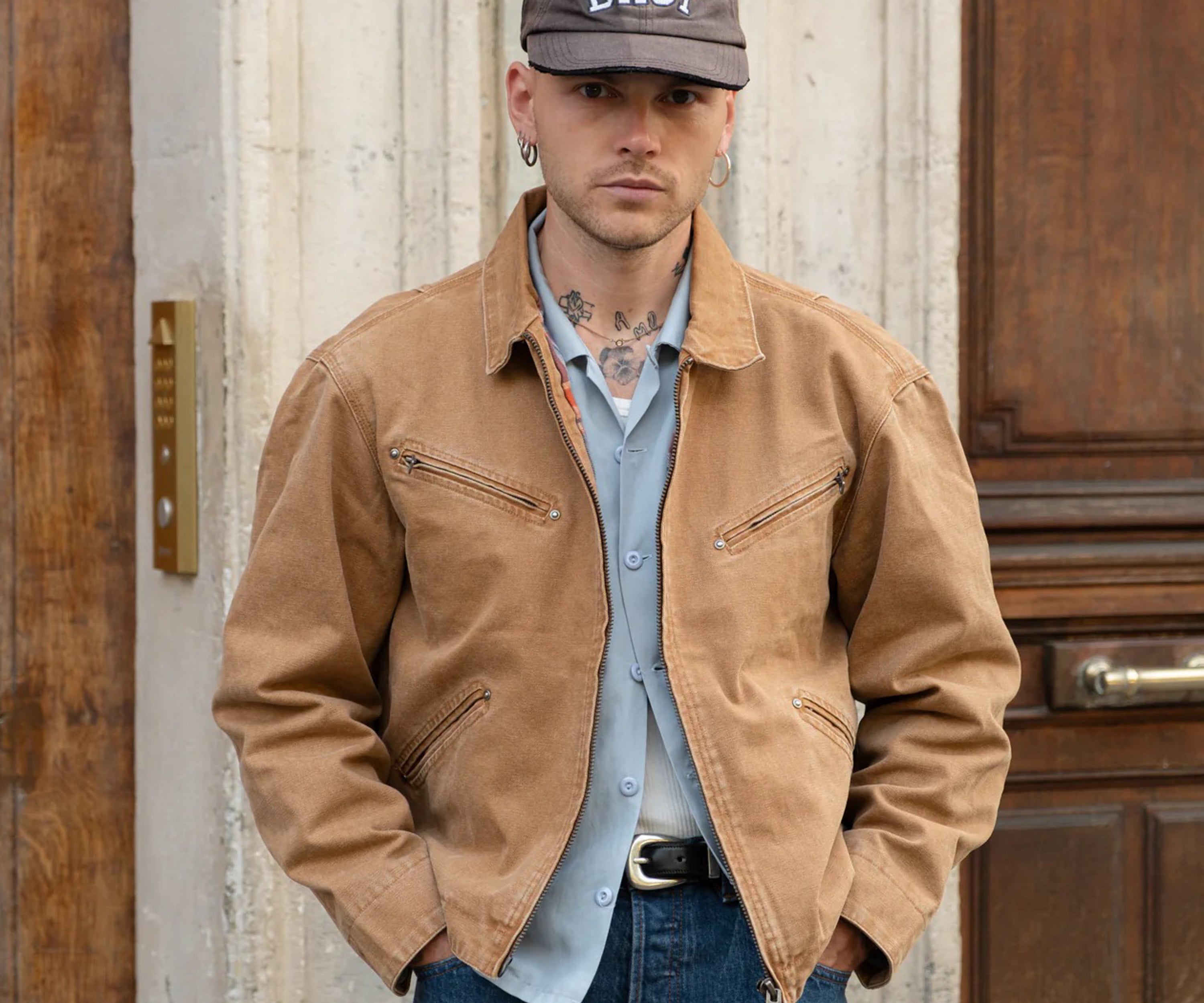 THE BEIRING JACKET Coats & Jackets X-SMALL / DUCK BROWN - BRUT Clothing