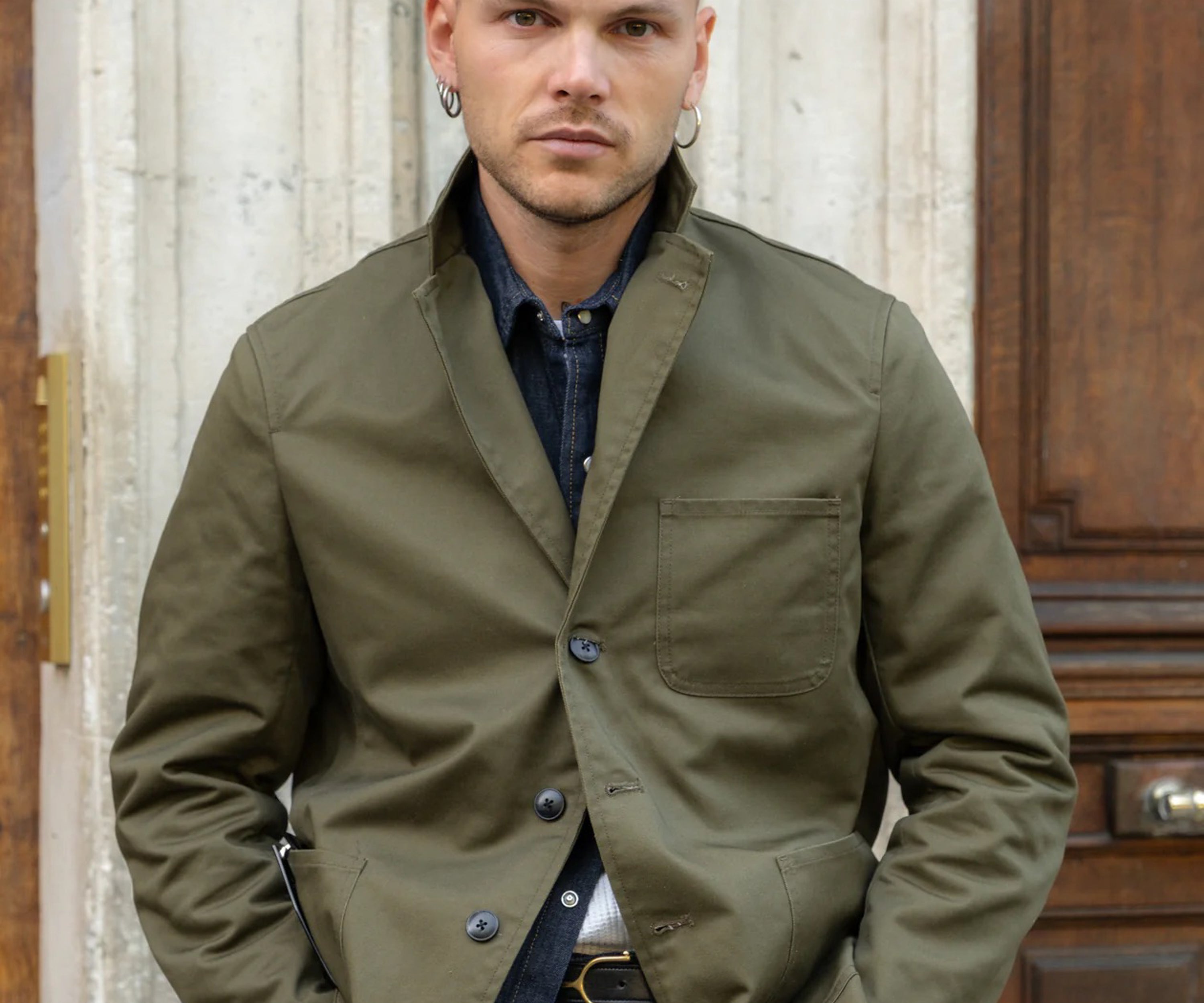 THE BEST CASUAL BLAZER Coats & Jackets X-SMALL / OLIVE GREEN - BRUT Clothing