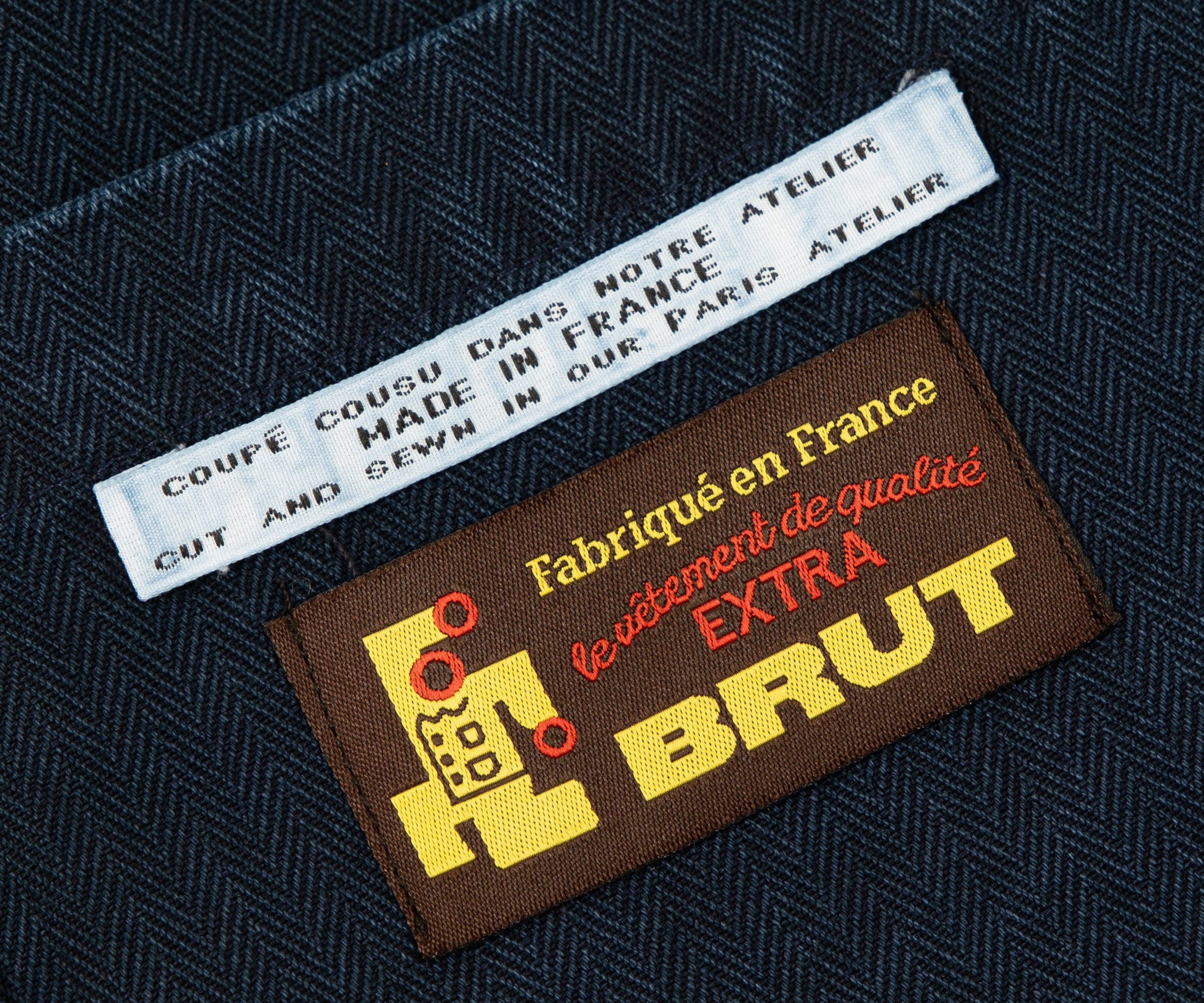 REWORK® INDIGO CROPPED WORK JACKET X-SMALL / INDIGO - BRUT Clothing