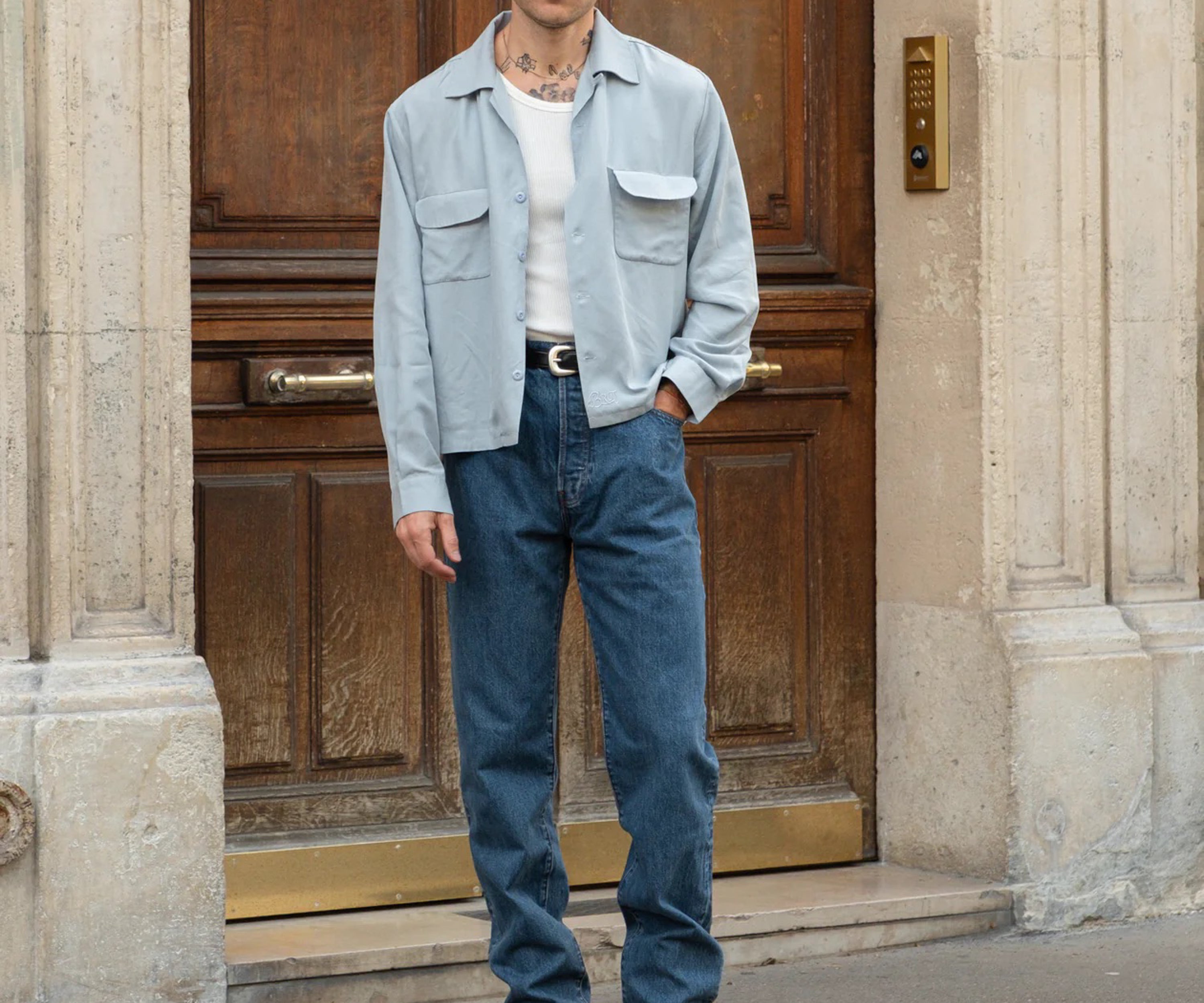 THE REGULAR DENIM Pants US26 / FR36 / MID BLUE - BRUT Clothing