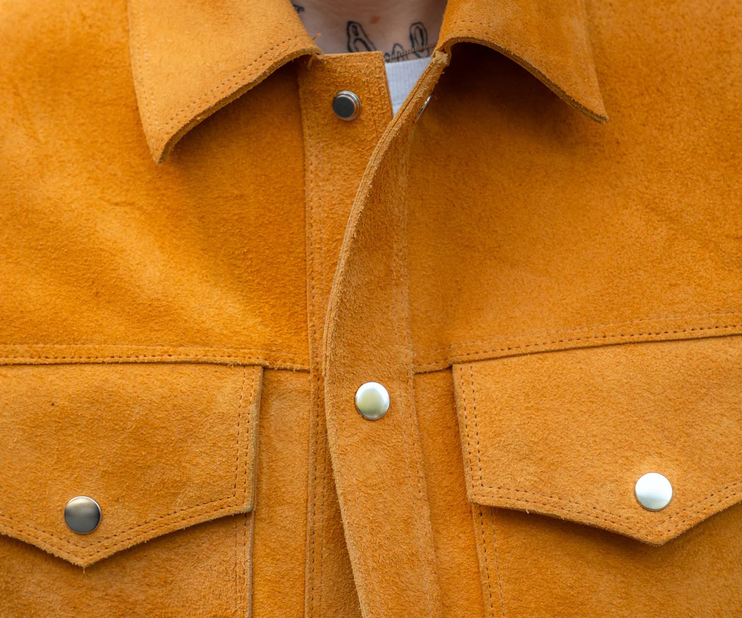 THE REVERSIBLE TRUCKER Manteaux et vestes SMALL / MOUTARDE - BRUT Clothing