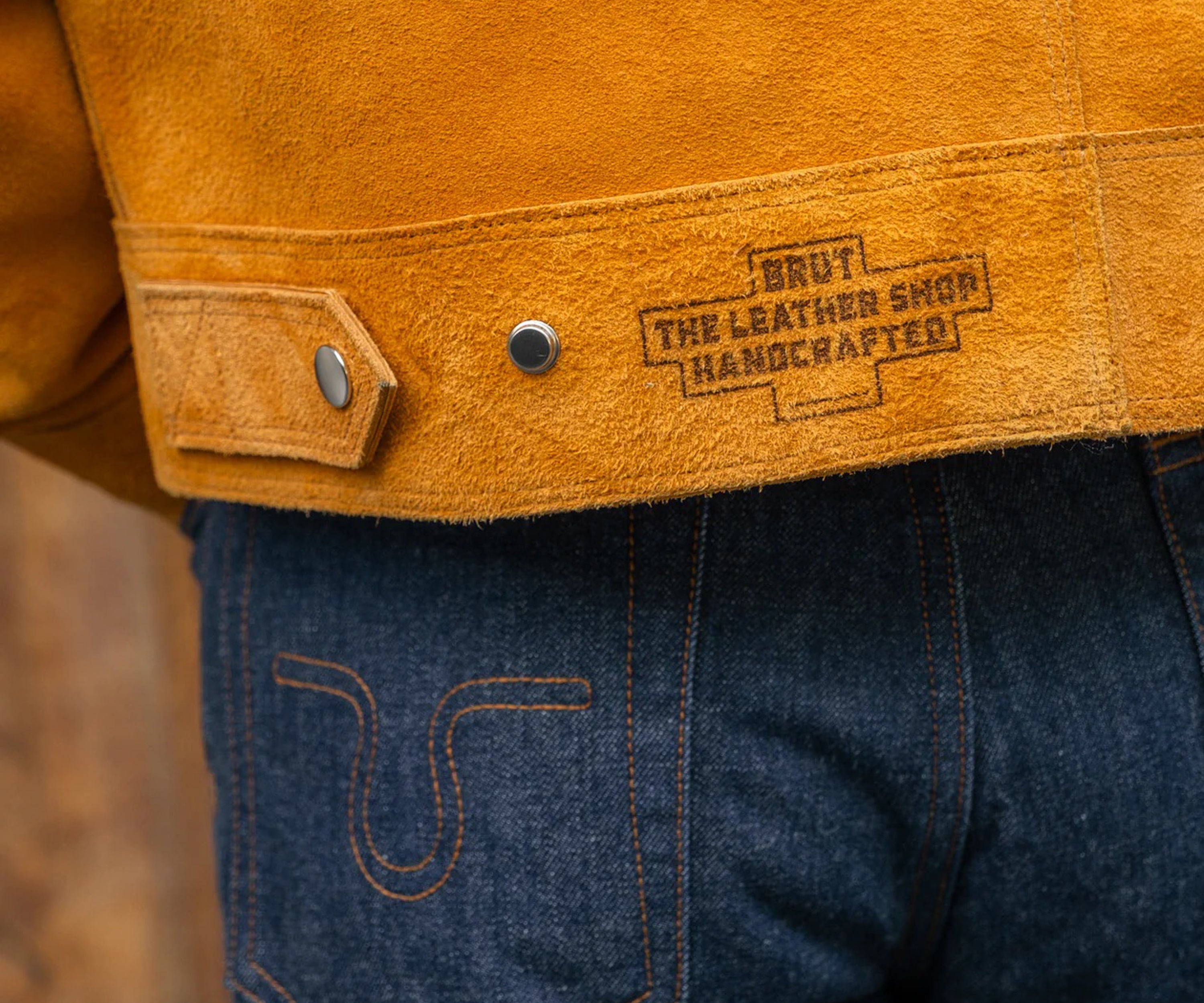 THE REVERSIBLE TRUCKER Manteaux et vestes SMALL / MOUTARDE - BRUT Clothing