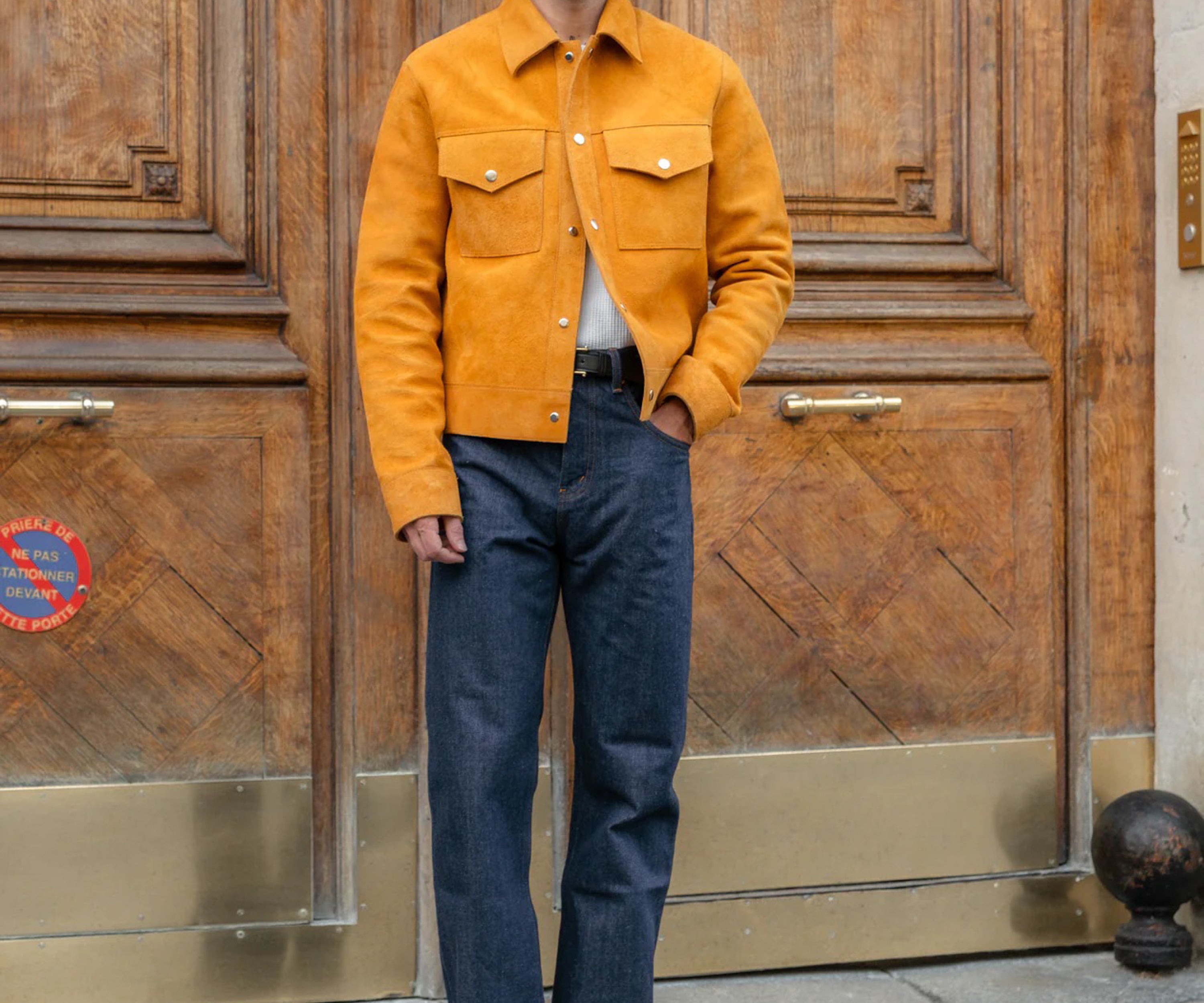 THE REVERSIBLE TRUCKER Manteaux et vestes SMALL / MOUTARDE - BRUT Clothing