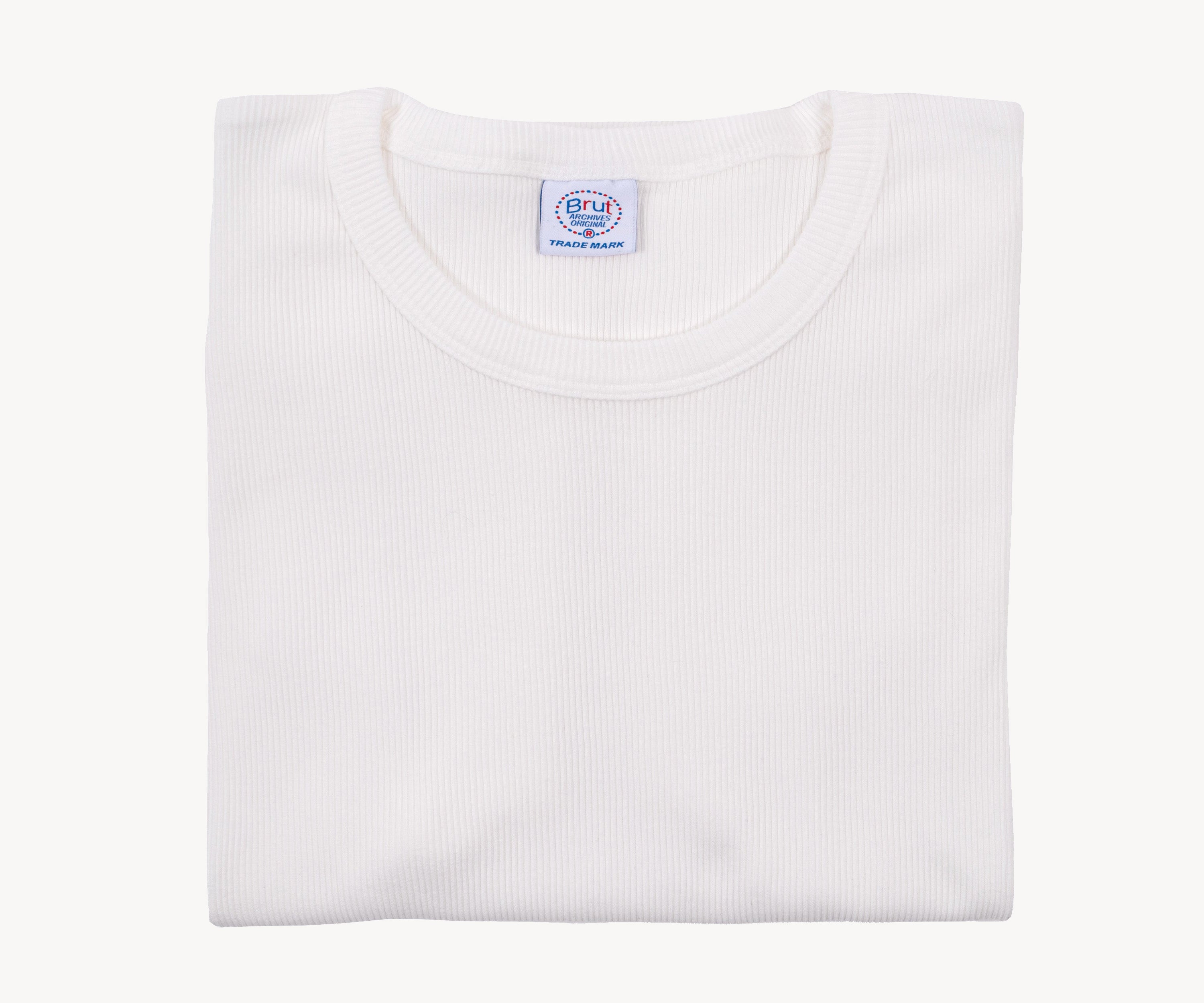 T-shirts THE RIB TEE X-SMALL / BLANC - BRUT Clothing