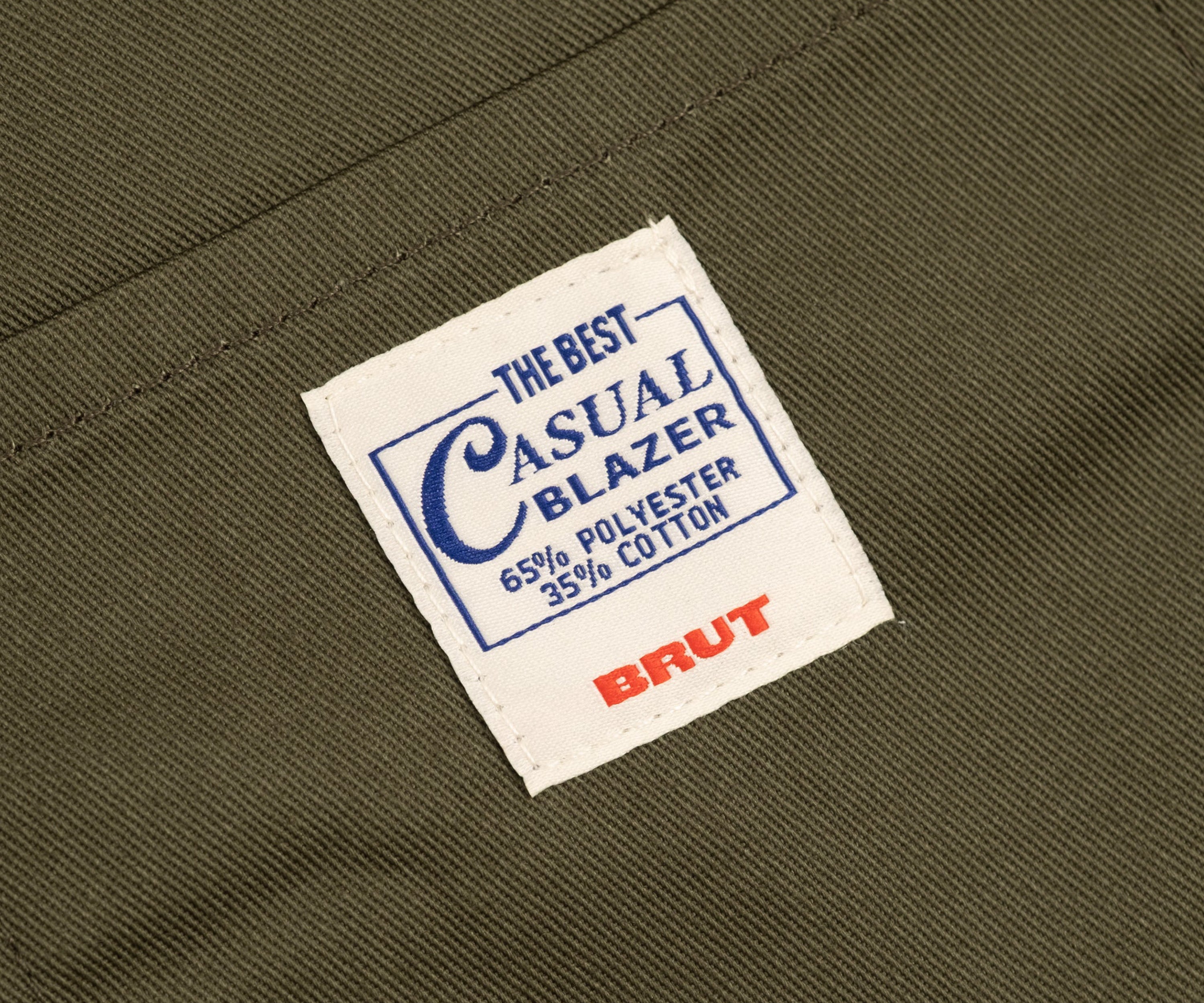 THE BEST CASUAL BLAZER Coats & Jackets X-SMALL / OLIVE GREEN - BRUT Clothing