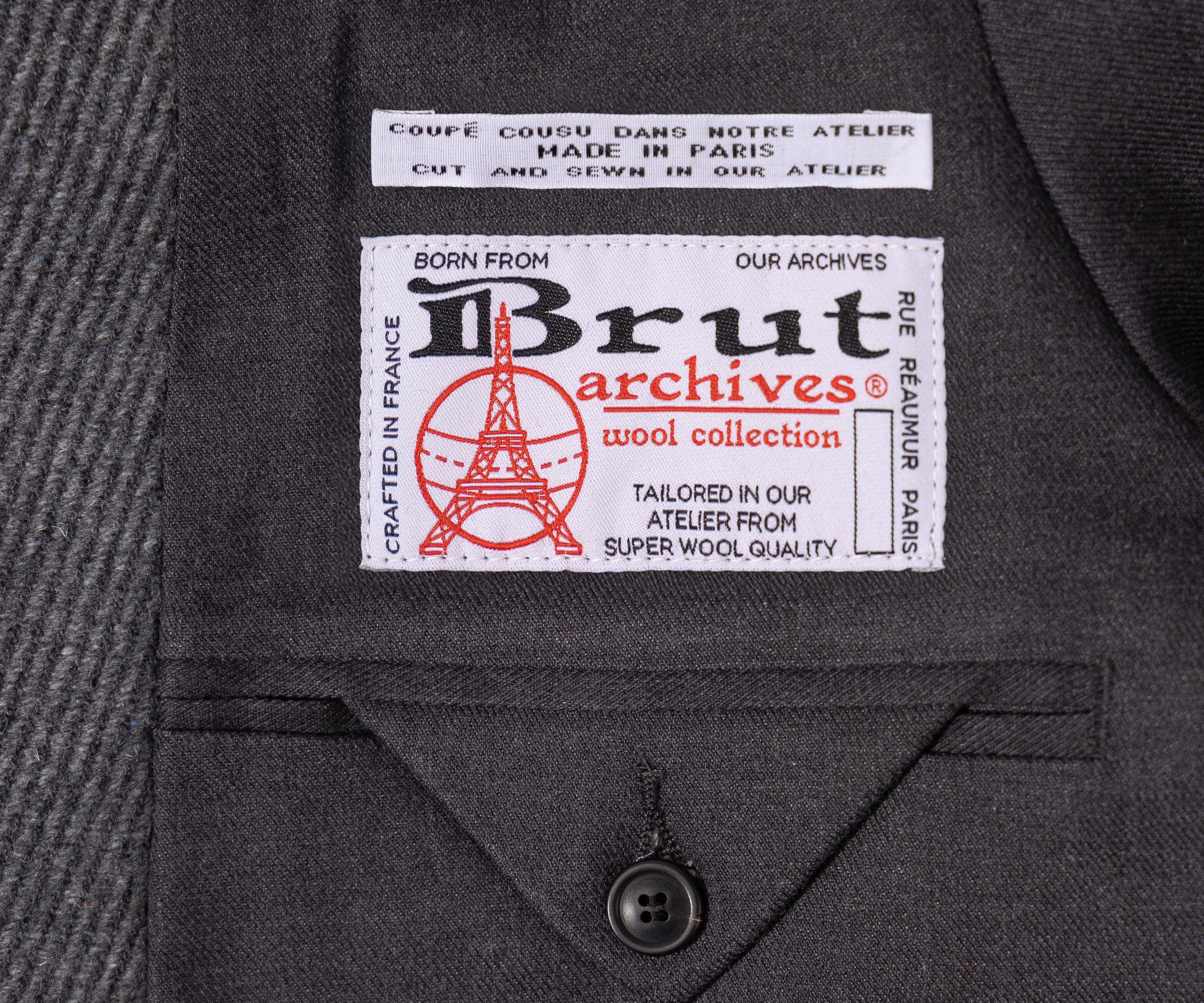 THE POLO COAT Manteaux et vestes TAILLE PETITE / GRIS - BRUT Clothing