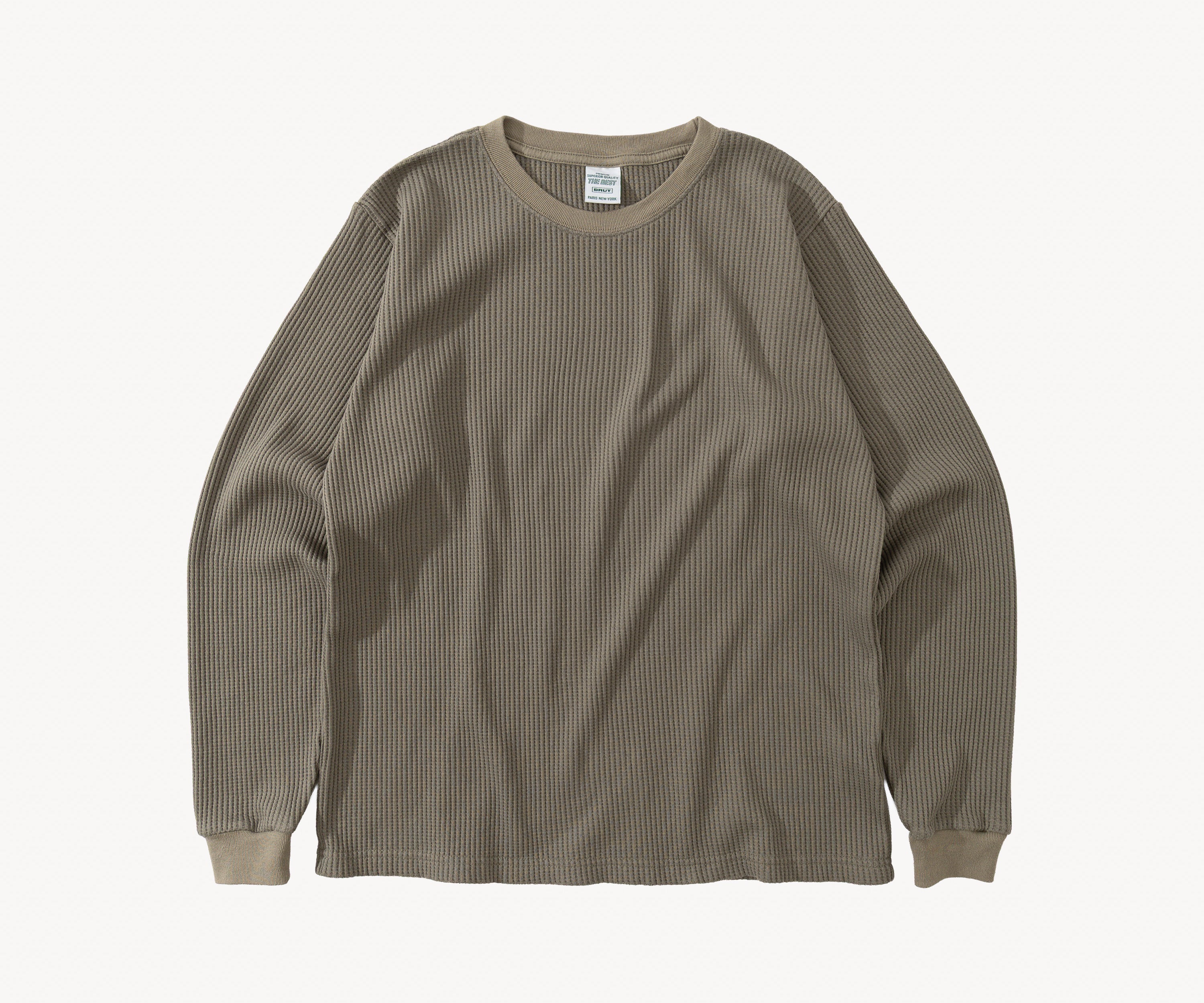 THE BEST THERMAL T-Shirts X-SMALL / OLIVE GREEN - BRUT Clothing