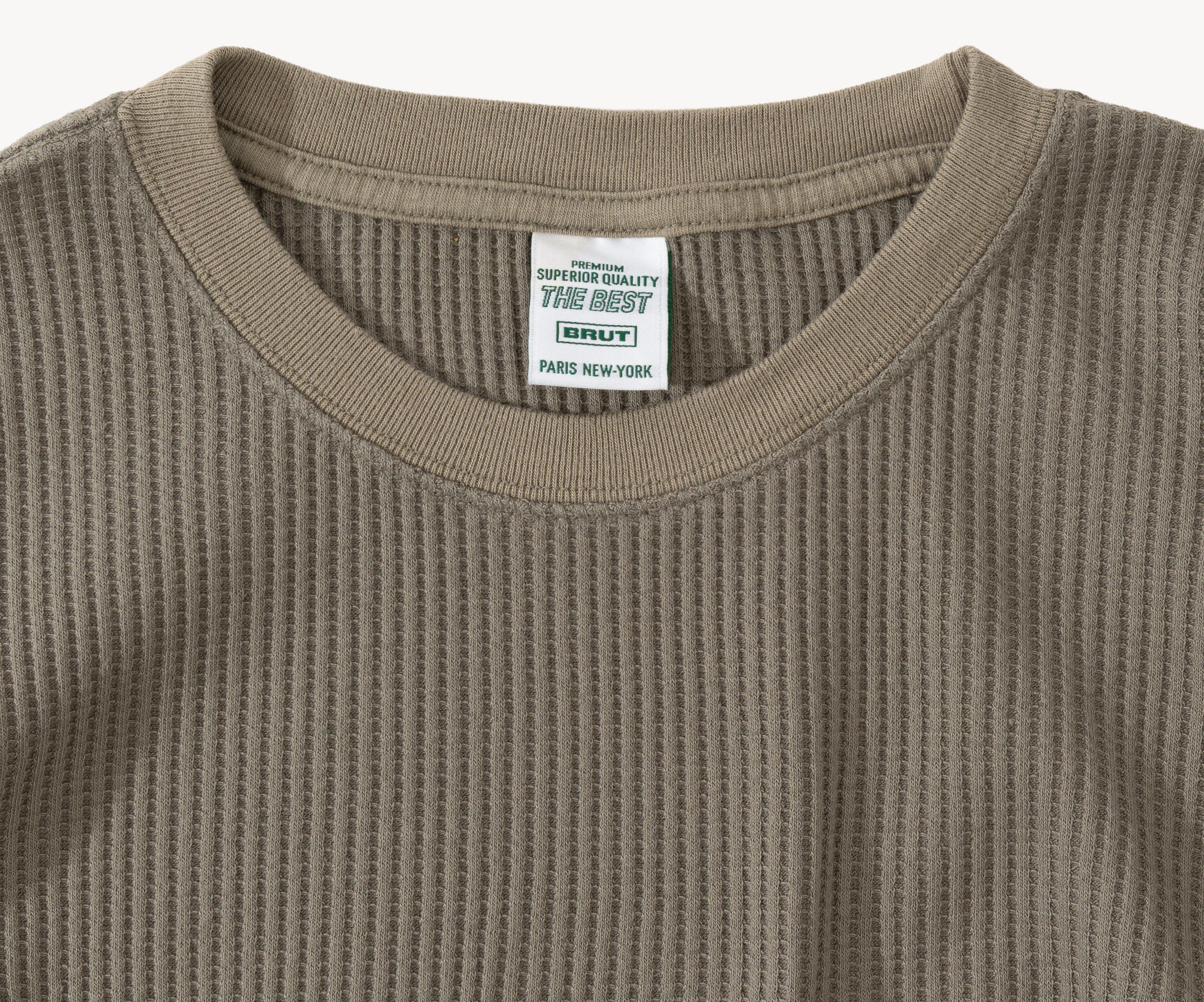 THE BEST THERMAL T-Shirts X-SMALL / OLIVE GREEN - BRUT Clothing