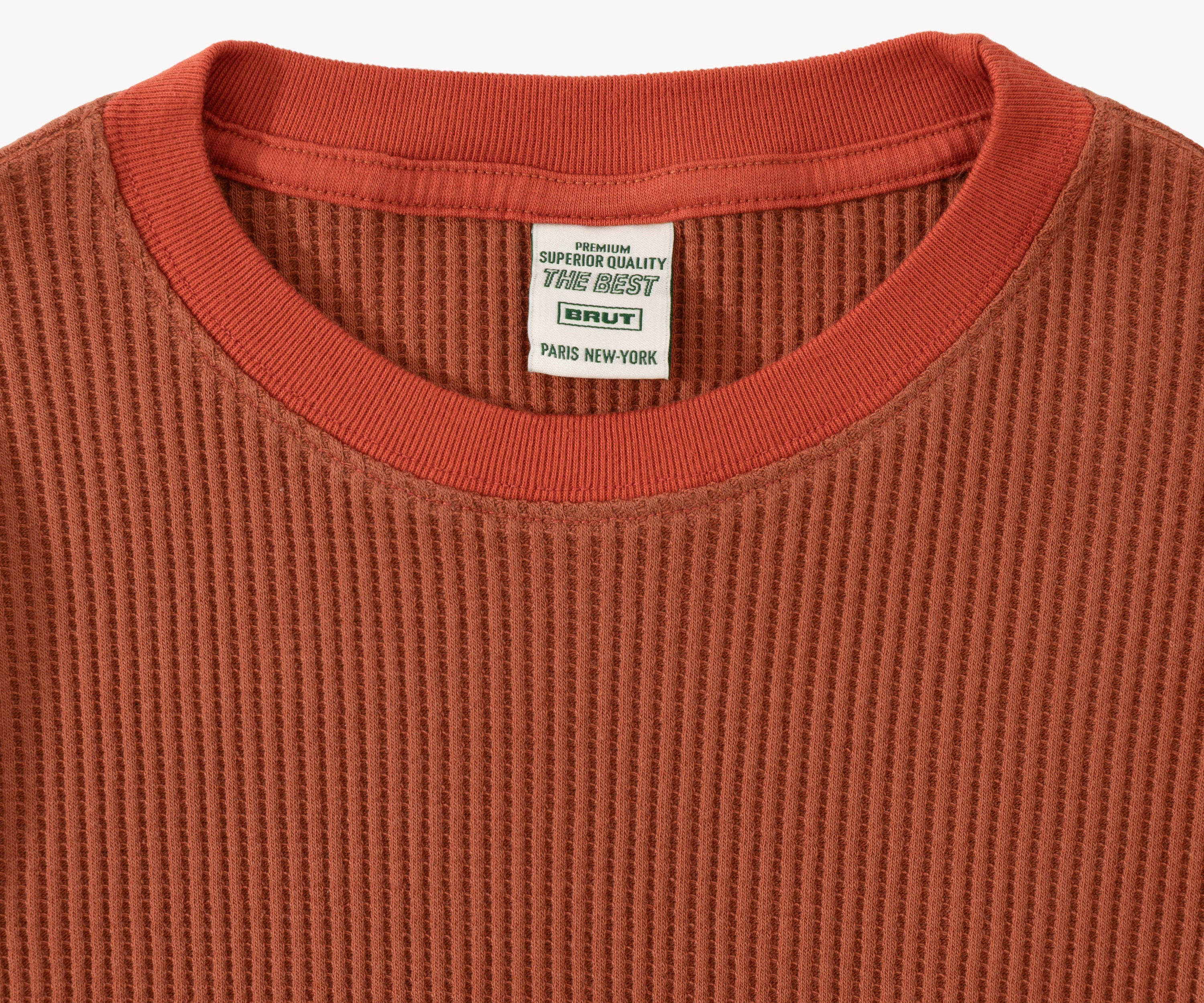 THE BEST THERMAL X-SMALL / ORANGE DÉLAVÉ - BRUT Clothing