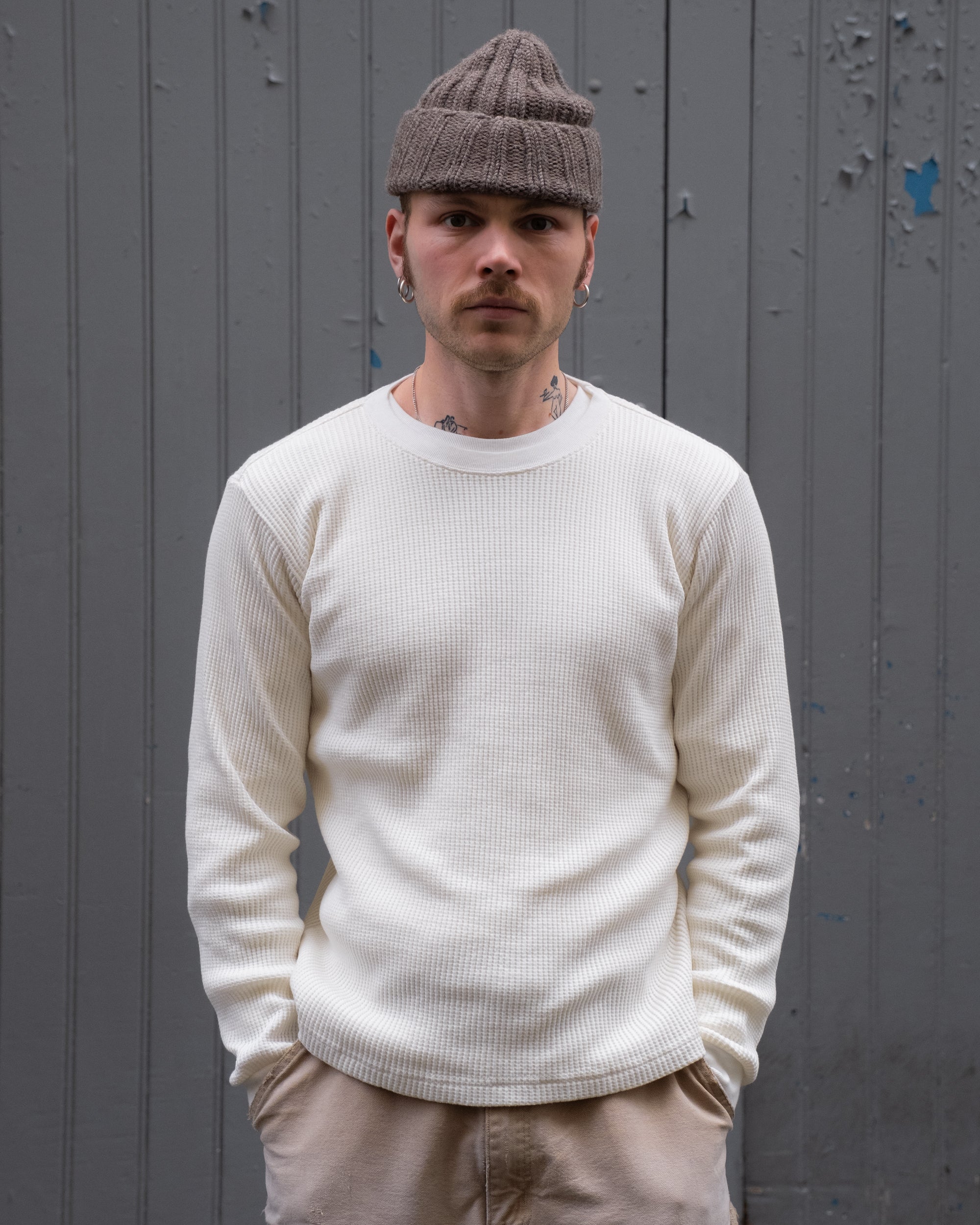 LYFT CUT-OFF VINTAGE THERMAL LONG Tee Long Sleeve | LÝFT