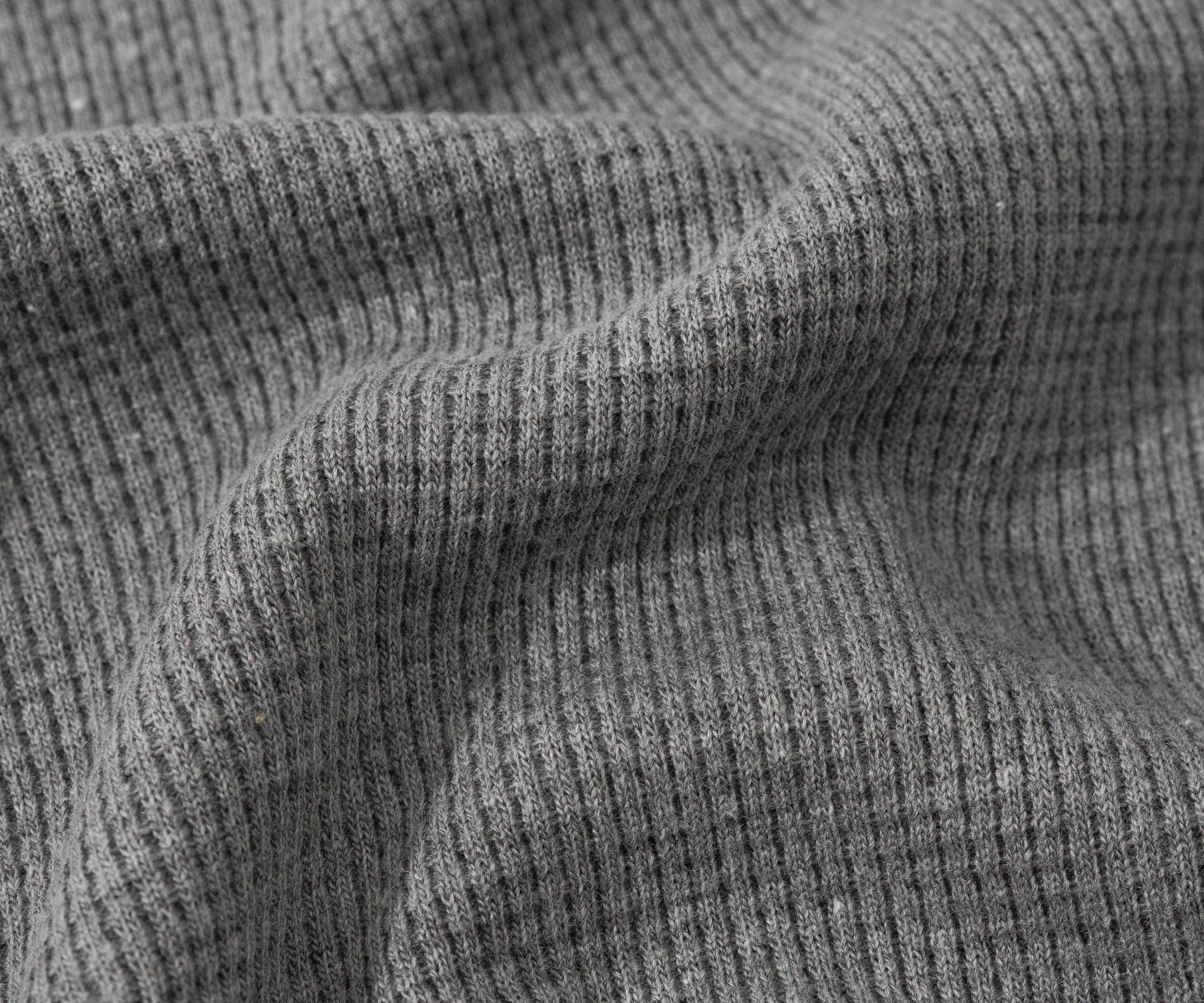 THE THERMAL ZIP SWEAT Sweatshirts X-SMALL / GRIS CHINÉ - BRUT Clothing