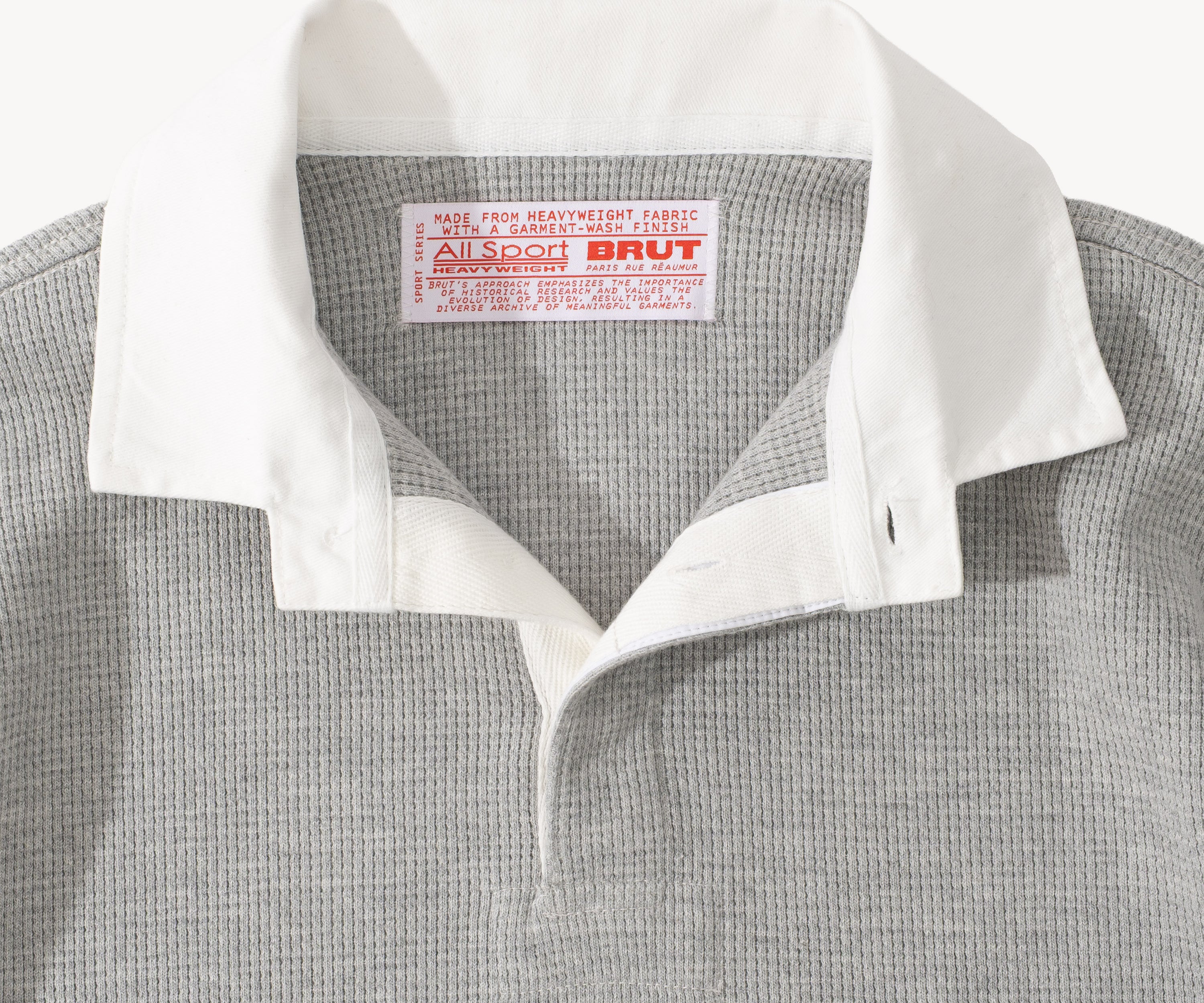 THE THERMAL POLO Sweats X-SMALL / GRIS CHINÉ - BRUT Clothing