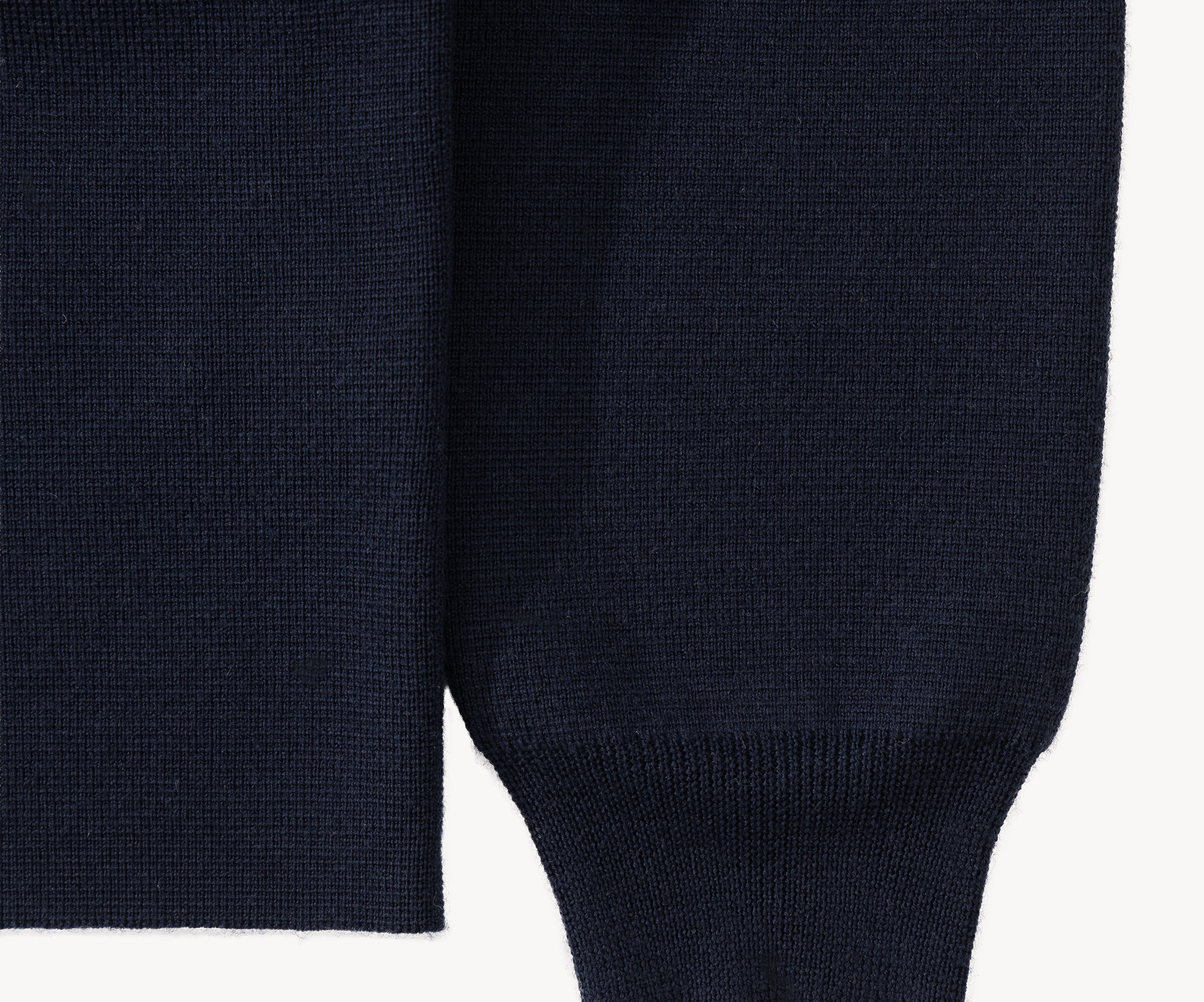 THE THREE BUTTONS POLO, maille, taille XS / BLEU MARINE - BRUT Clothing