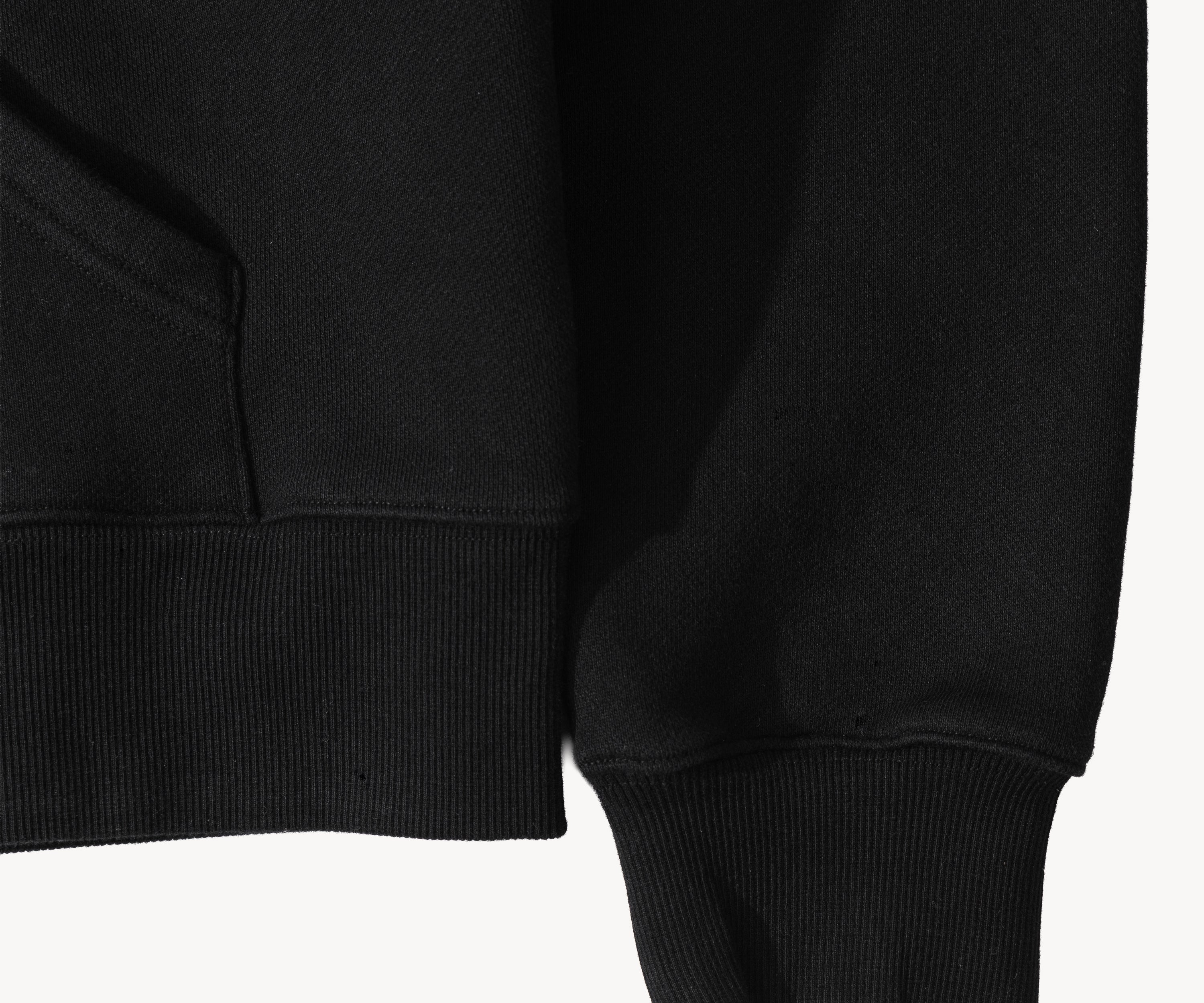 THE ZIP SWEAT Sweats à capuche X-SMALL / NOIR - BRUT Clothing