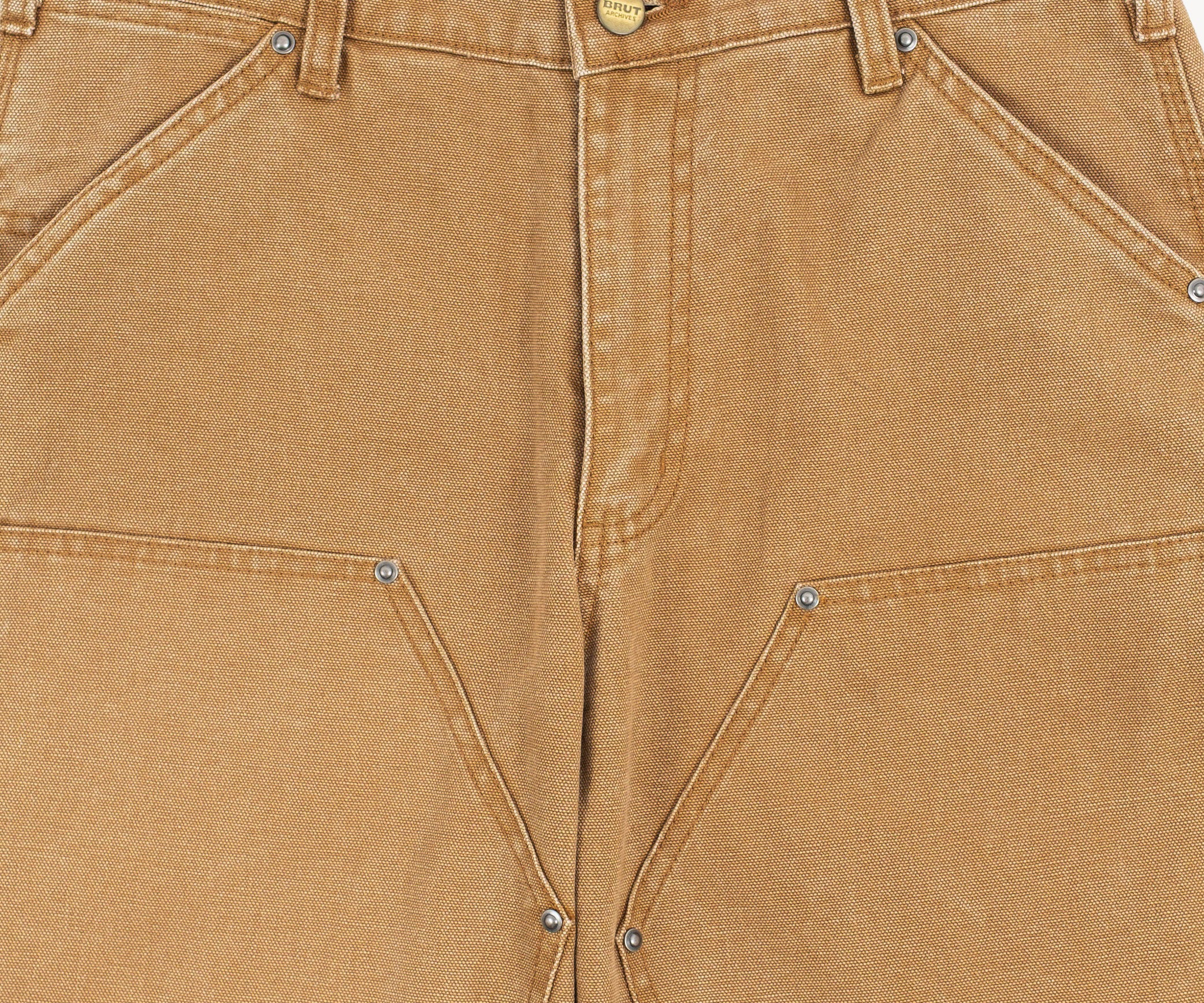 THE TILER WORK PANTS Taille US 26 / FR 36 / MARRON CANARD - BRUT Clothing