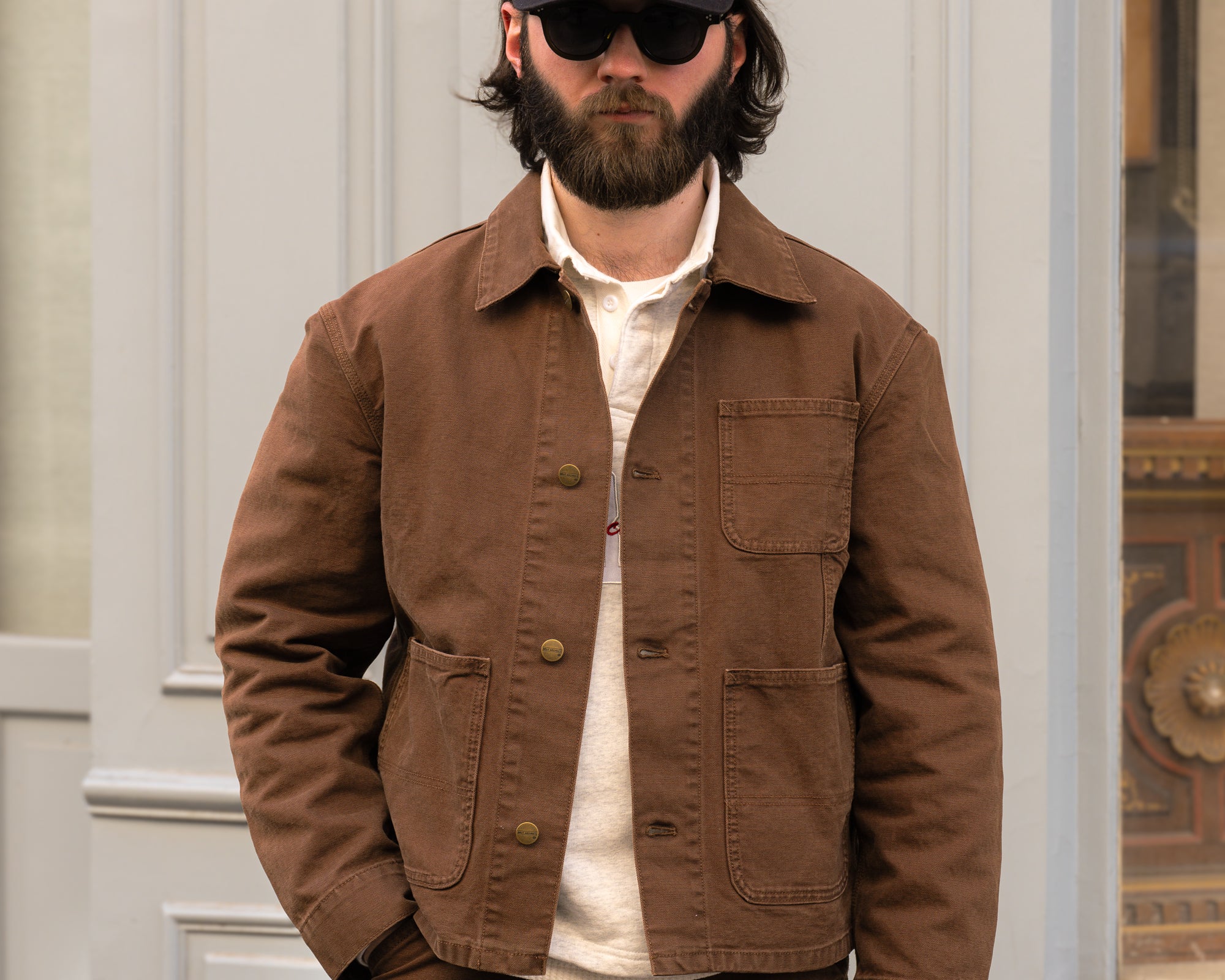 THE TOOLS JACKET Coats & Jackets X-SMALL / BROWN CANVAS - BRUT Clothing