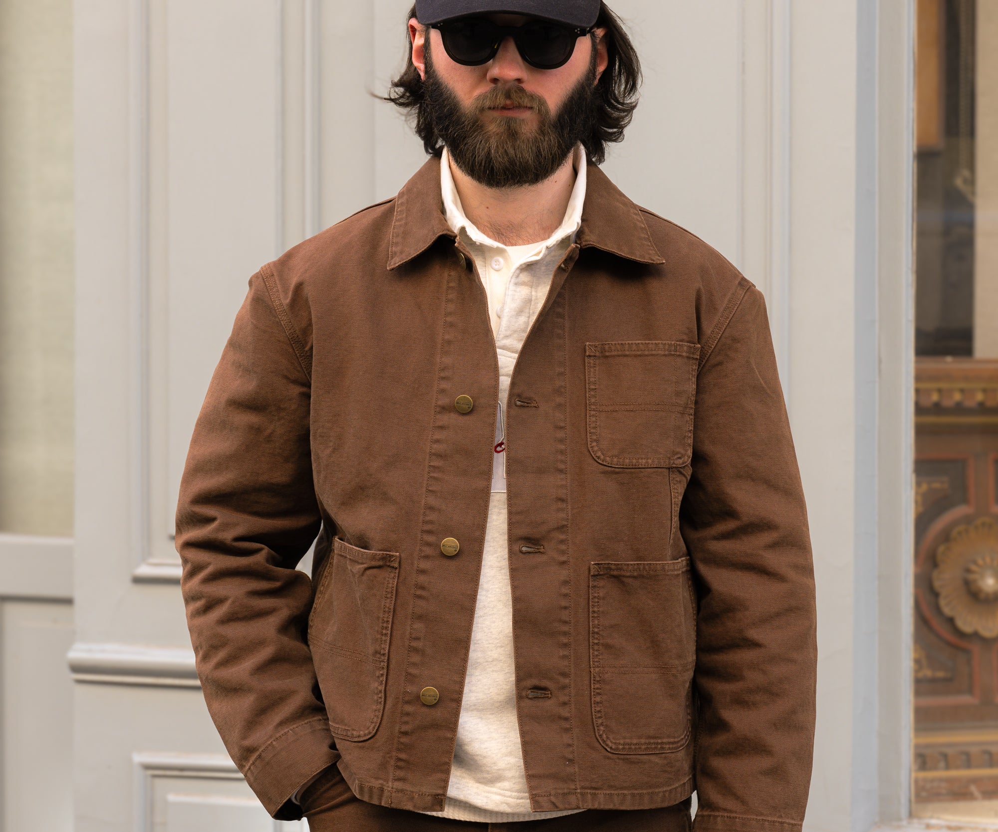 THE TOOLS JACKET Coats & Jackets X-SMALL / BROWN CANVAS - BRUT Clothing