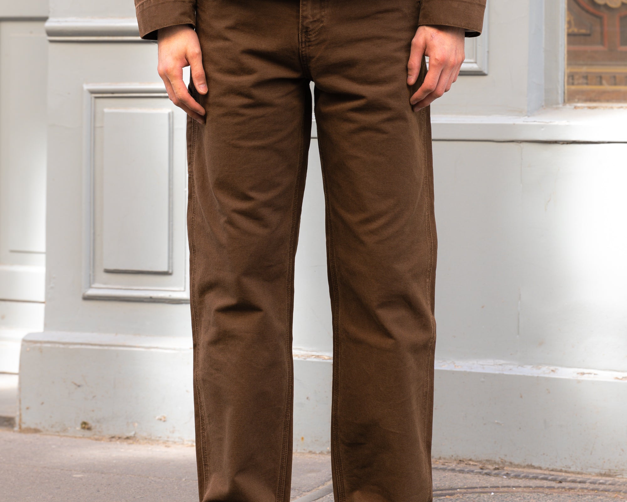 THE TOOLS PANTS Pants US26 / FR36 / BROWN CANVAS - BRUT Clothing