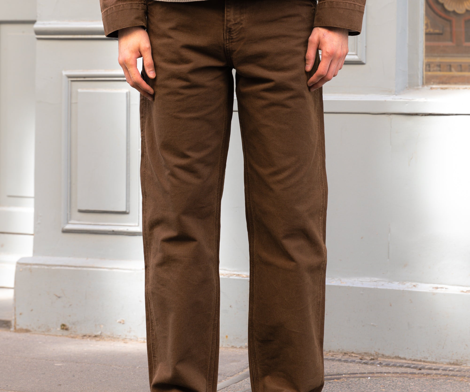 THE TOOLS PANTS Taille US 26 / FR 36 / TOILE MARRON - BRUT Clothing