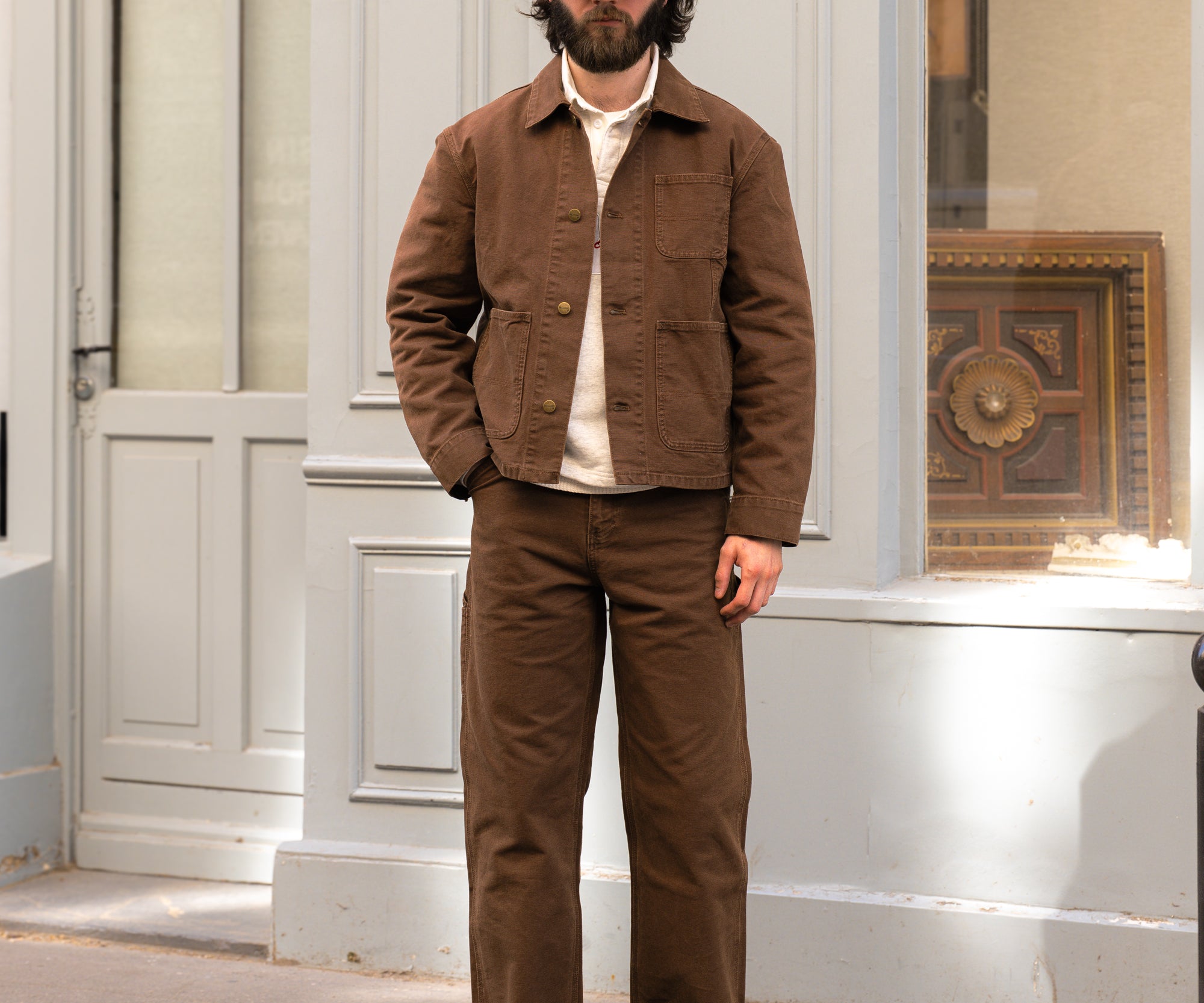 THE TOOLS PANTS Pants US26 / FR36 / BROWN CANVAS - BRUT Clothing
