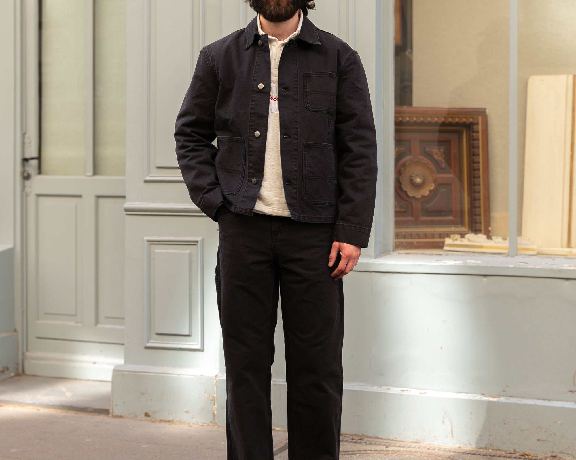 THE TOOLS JACKET Coats & Jackets X-SMALL / BLACK CANVAS - BRUT Clothing