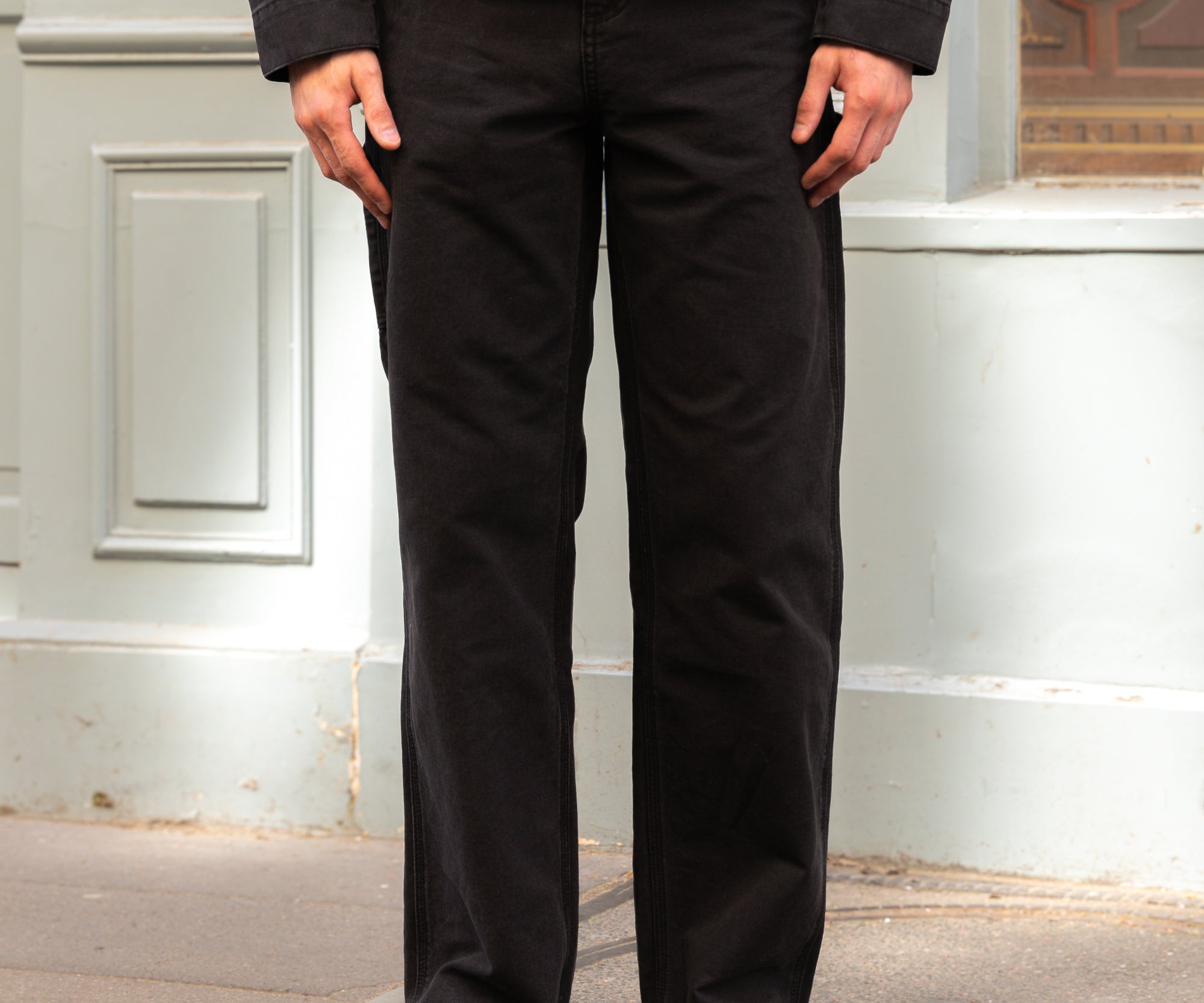 THE TOOLS PANTS Taille US26 / FR36 / TOILE NOIRE - BRUT Clothing