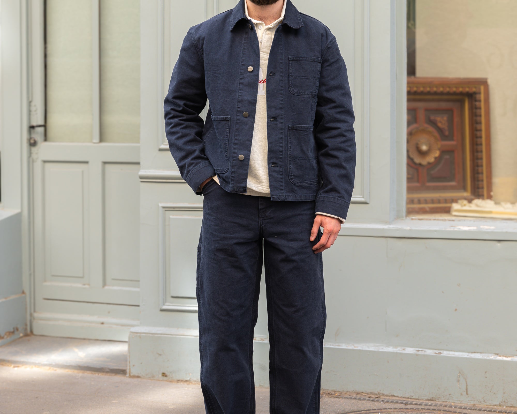 THE TOOLS JACKET Coats & Jackets X-SMALL / NAVY CANVAS - BRUT Clothing