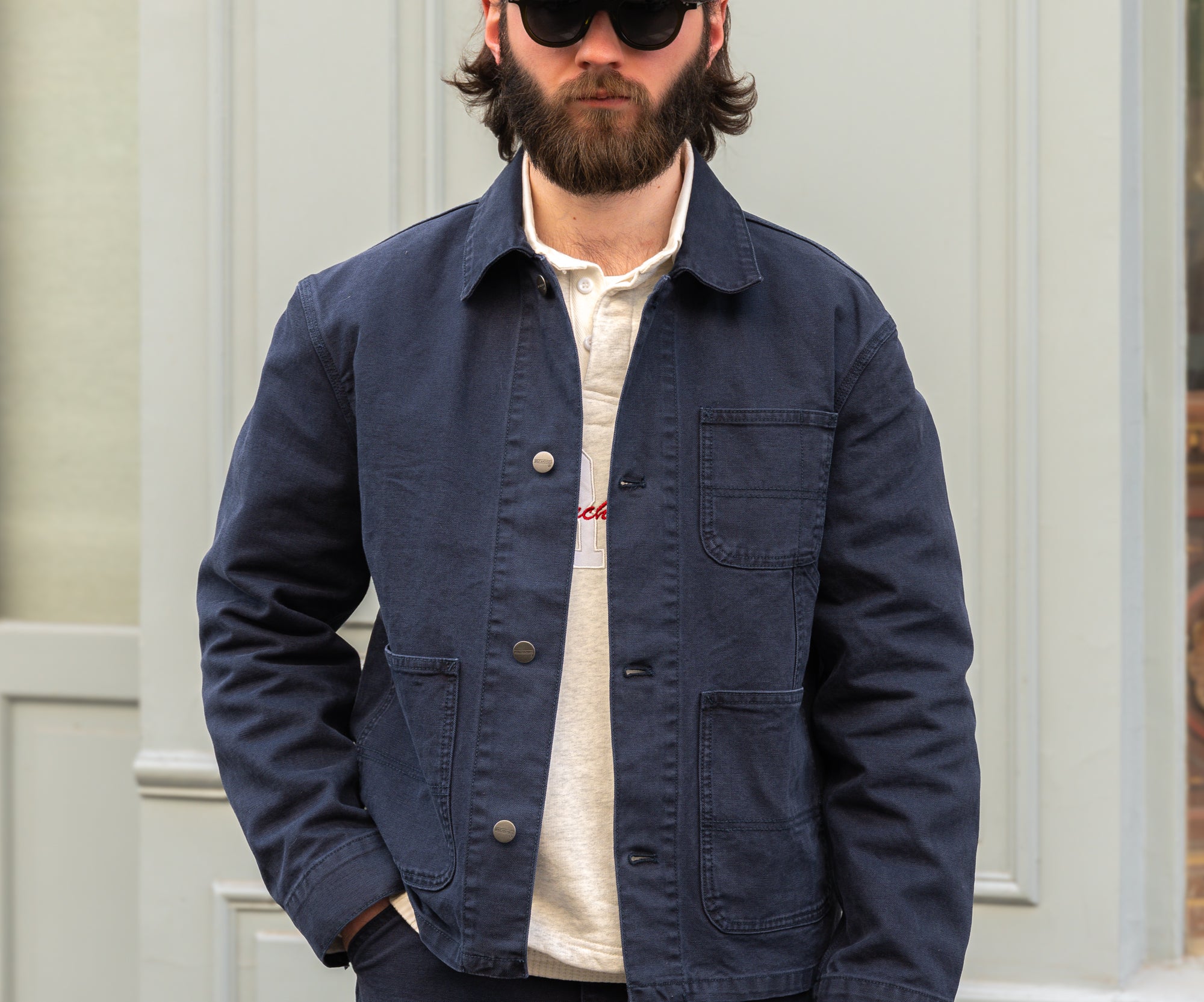 THE TOOLS JACKET Coats & Jackets X-SMALL / NAVY CANVAS - BRUT Clothing