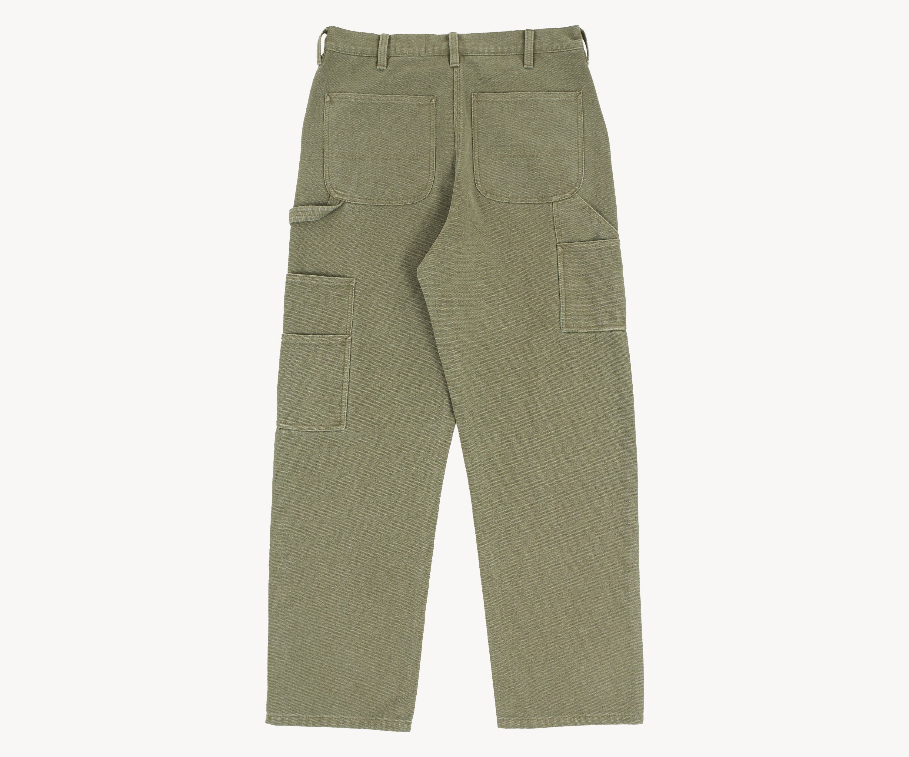 THE TOOLS PANTS Taille US 26 / FR 36 / VERT OLIVE - BRUT Clothing