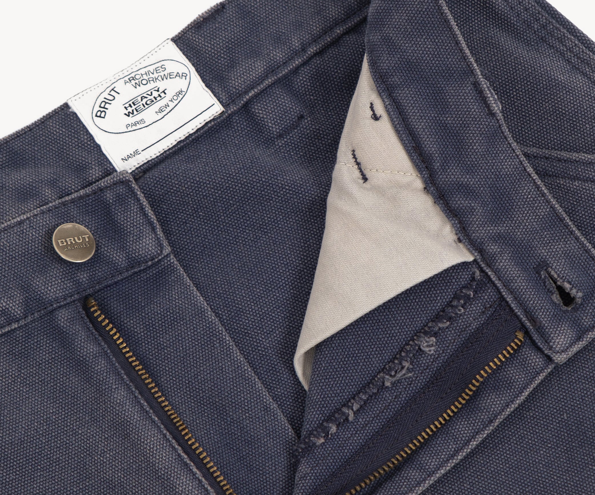 THE TOOLS PANTS Taille US 26 / FR 36 / BLEU MARINE - BRUT Clothing