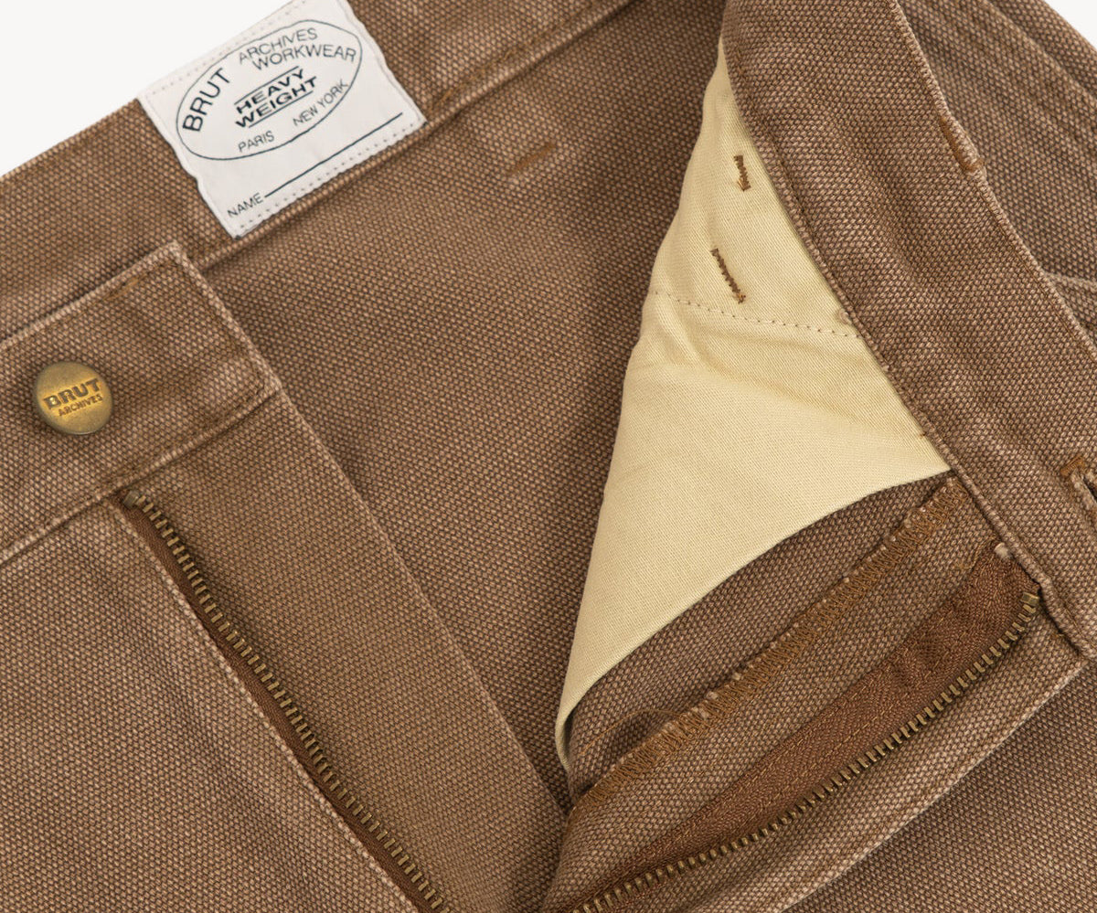 THE TOOLS PANTS Taille US 26 / FR 36 / MARRON - BRUT Clothing