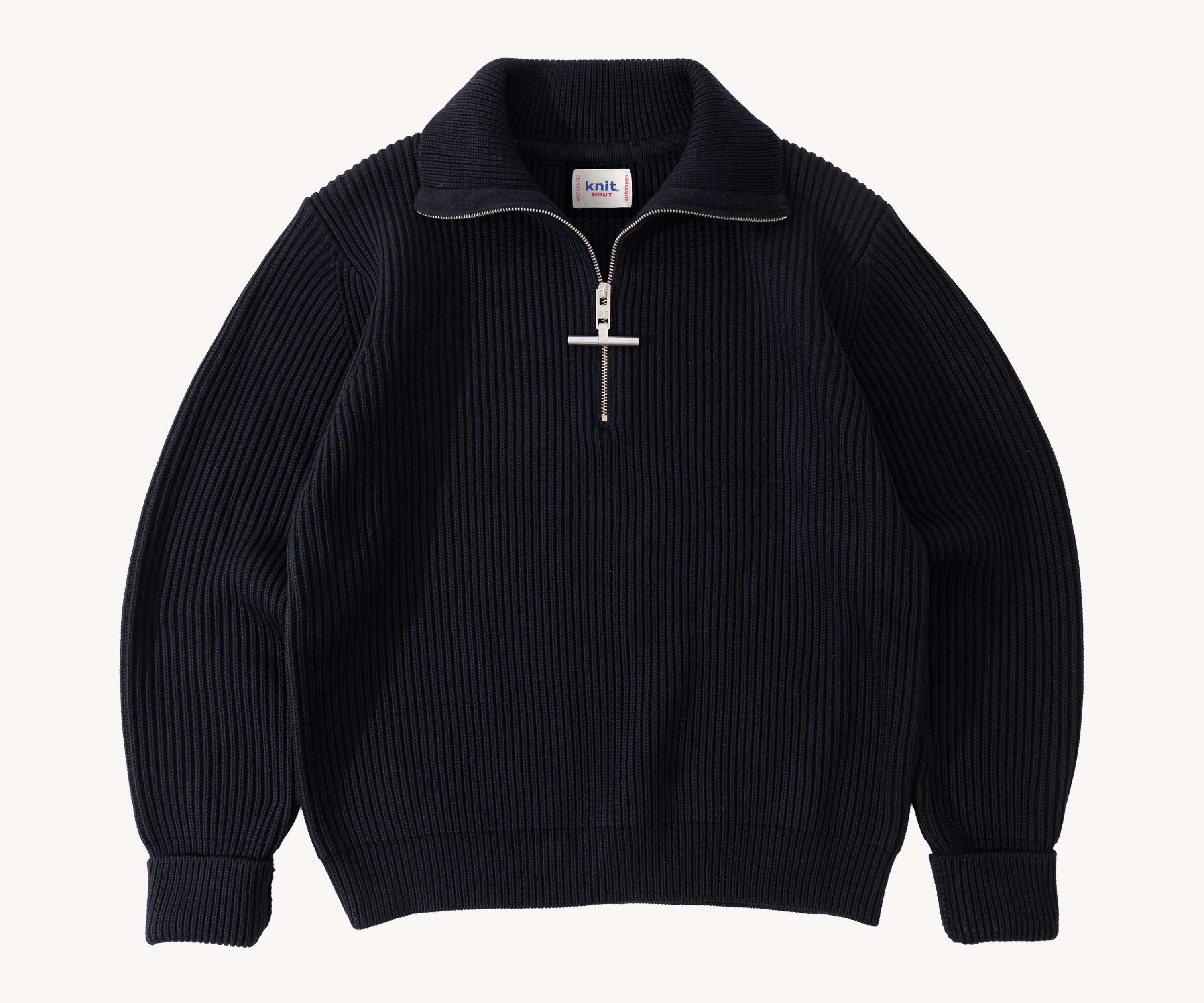 THE TRUCKER SWEATER SMALL / BLEU MARINE - BRUT Clothing