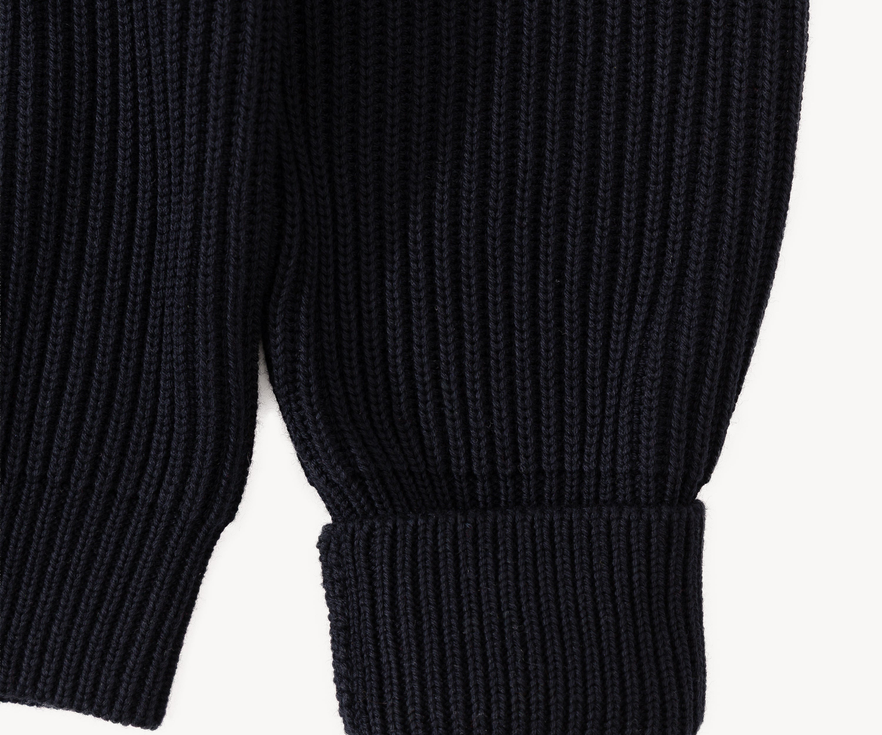 THE TRUCKER SWEATER SMALL / BLEU MARINE - BRUT Clothing
