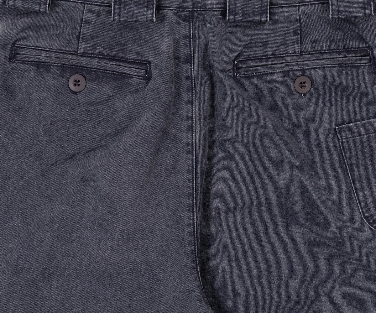 TWO-IN-ONE PANTS Taille US 26 / FR 36 / BLEU MARINE - BRUT Clothing