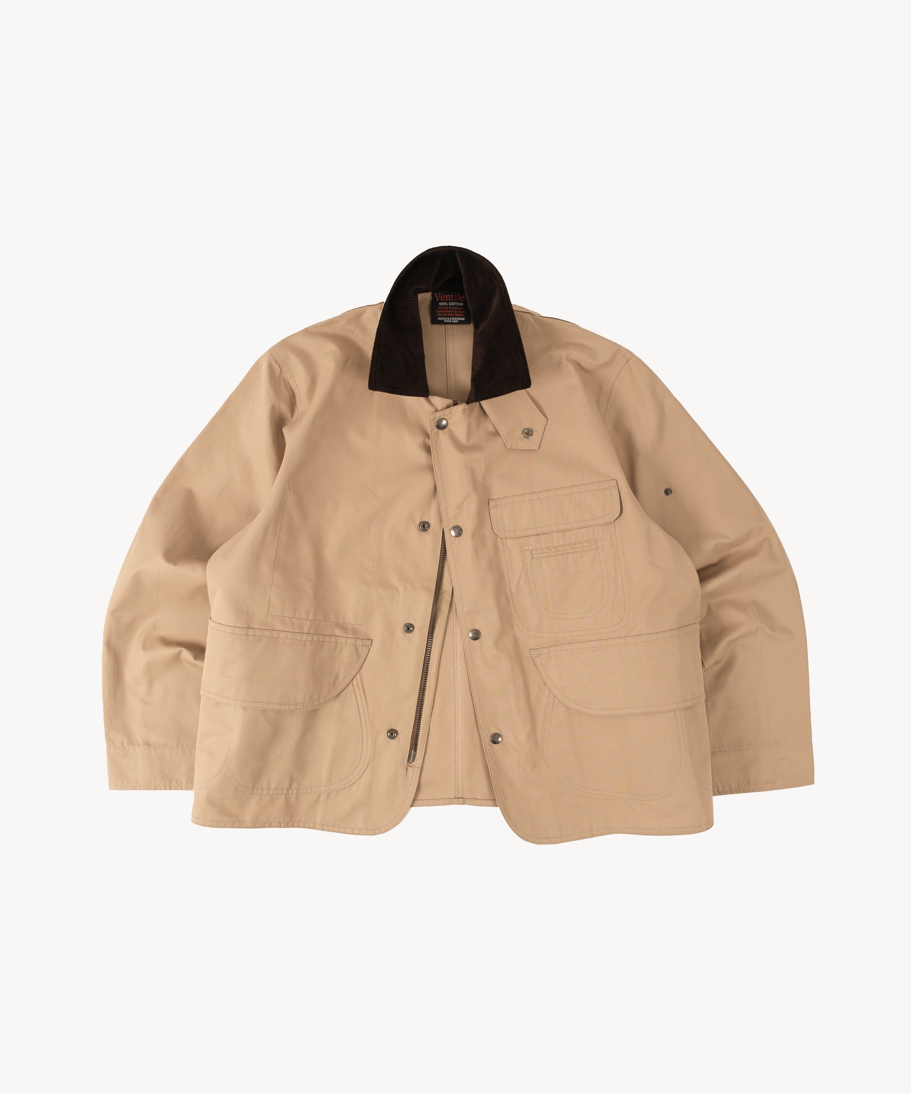 Fisher イングランド製　ventile ベンタイル　ジャケット THE VENTILE® STORMFISHER JACKET - BEIGE | BRUT Vintage Shop