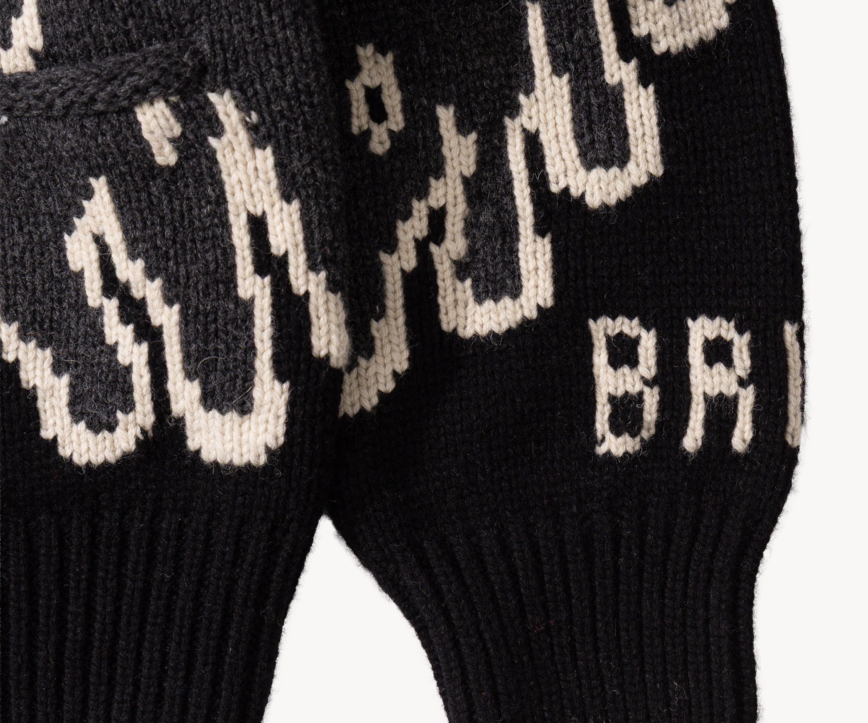 THE WARMEST ZIPPED SWEATER - Tricot - SMALL / GRIS FUMÉ / NOIR - BRUT Clothing