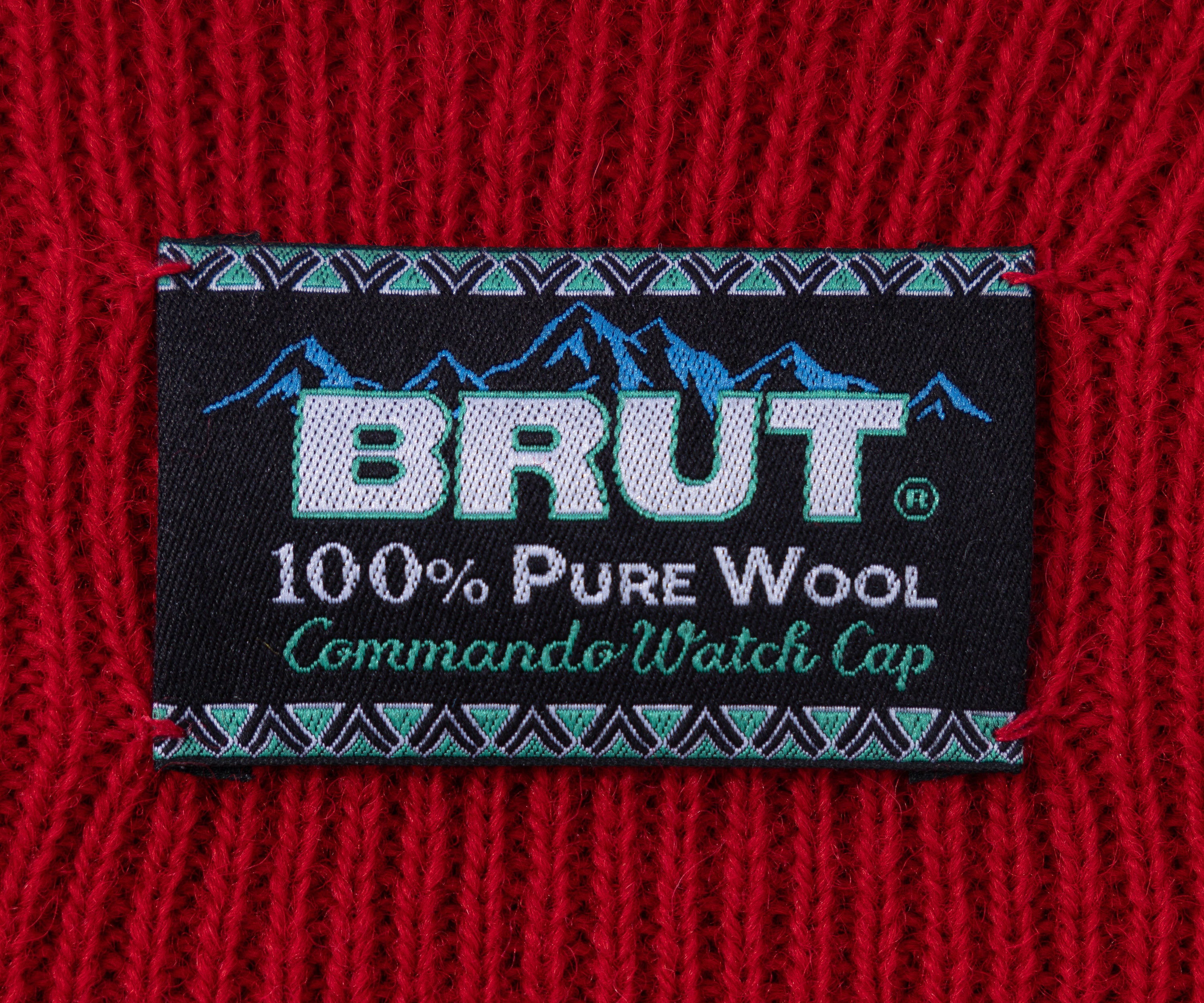 THE COMMANDO WATCH CAP Hats and Caps RED - BRUT Clothing