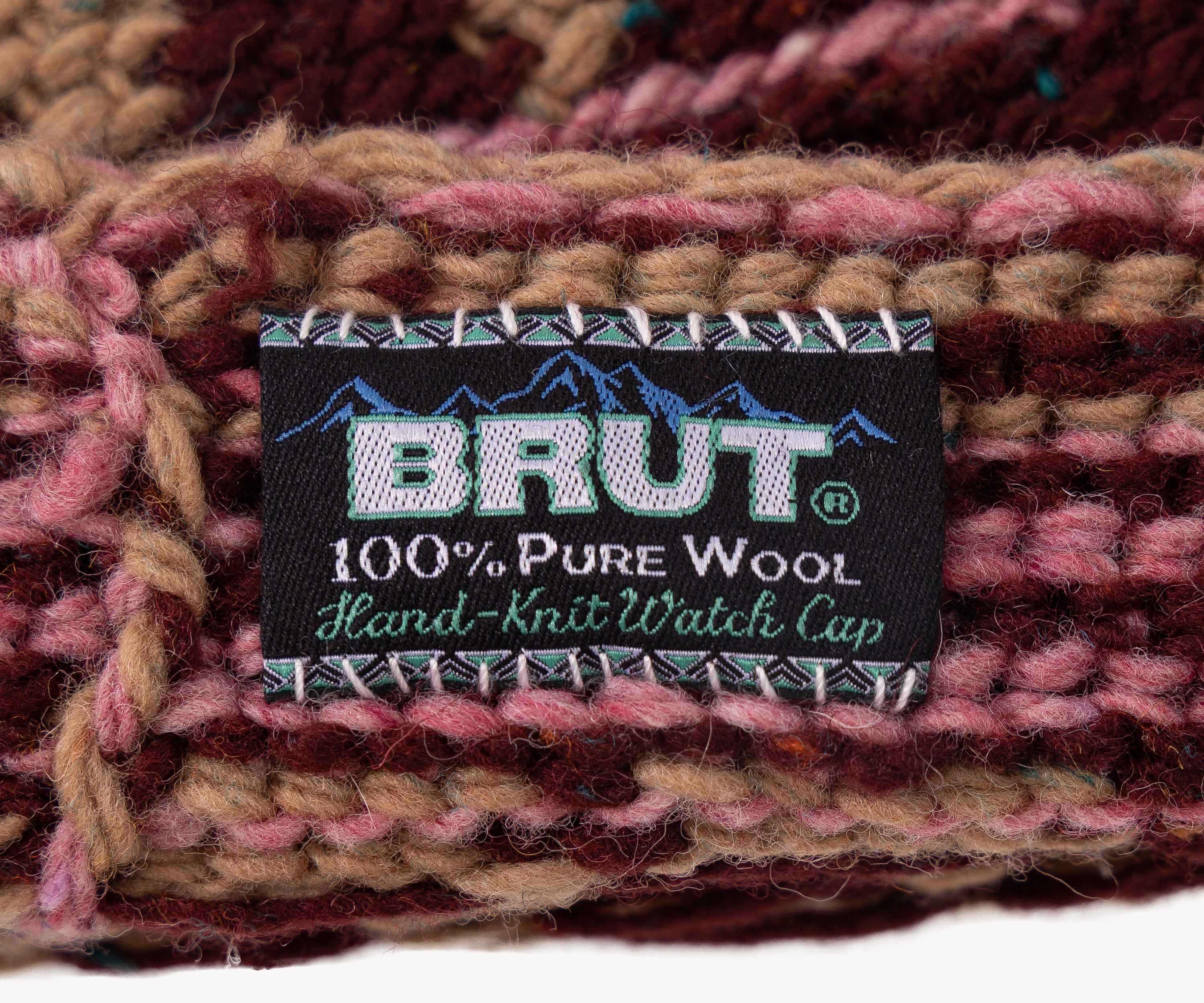 THE HAND-KNIT WATCH CAP Hats and Caps WINE - BRUT Clothing