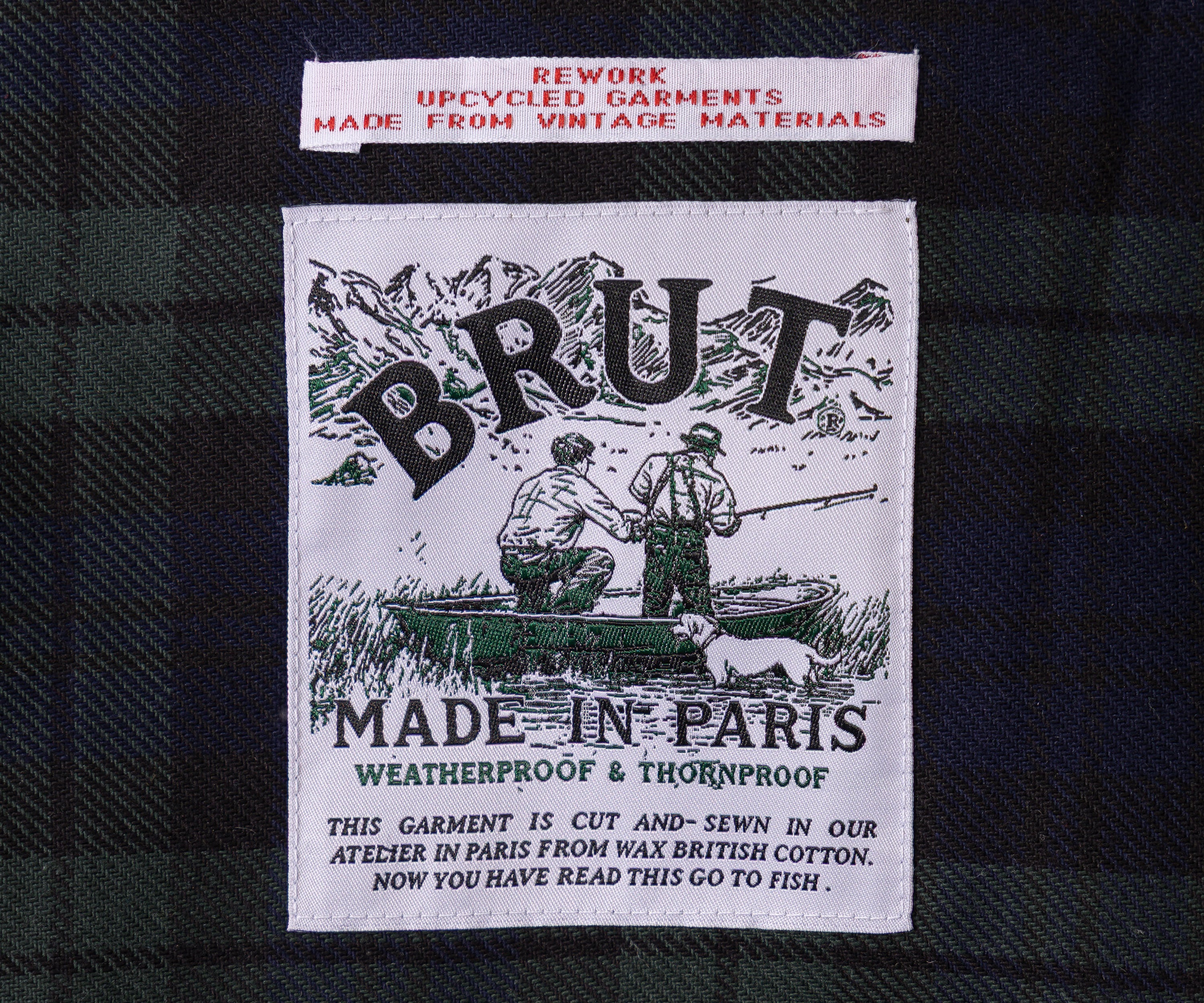 REWORK® WAX OVERPANTS - N° 001 Coats & Jackets BLUE / ONE SIZE - BRUT Clothing