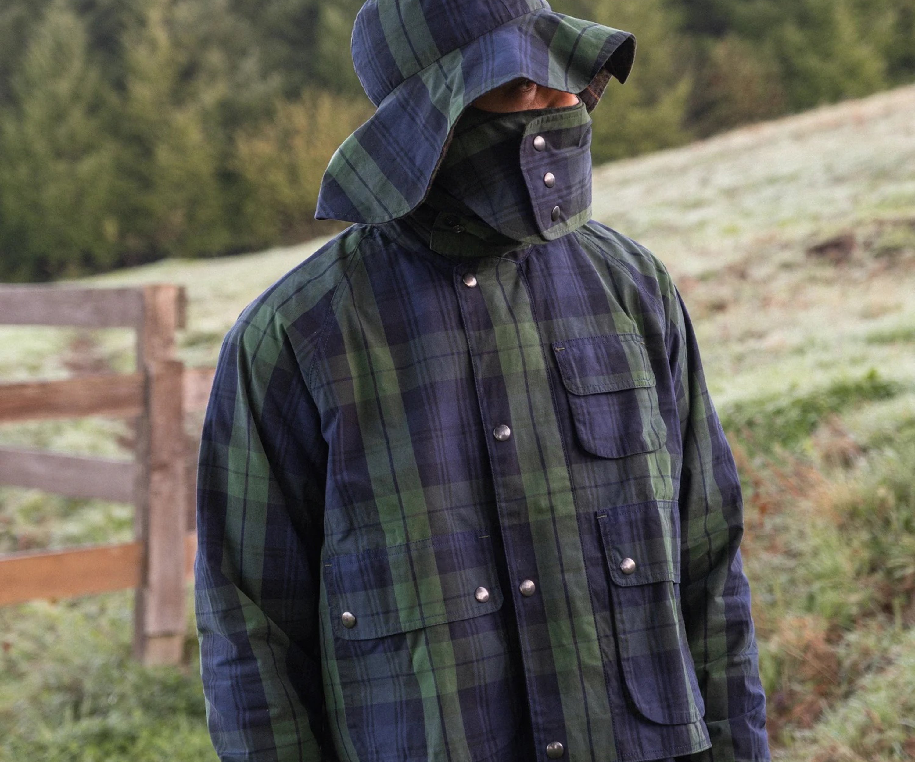 REWORK® THE CHECKED WAX BUCKET HAT Hats and Caps CHECKED - BRUT Clothing