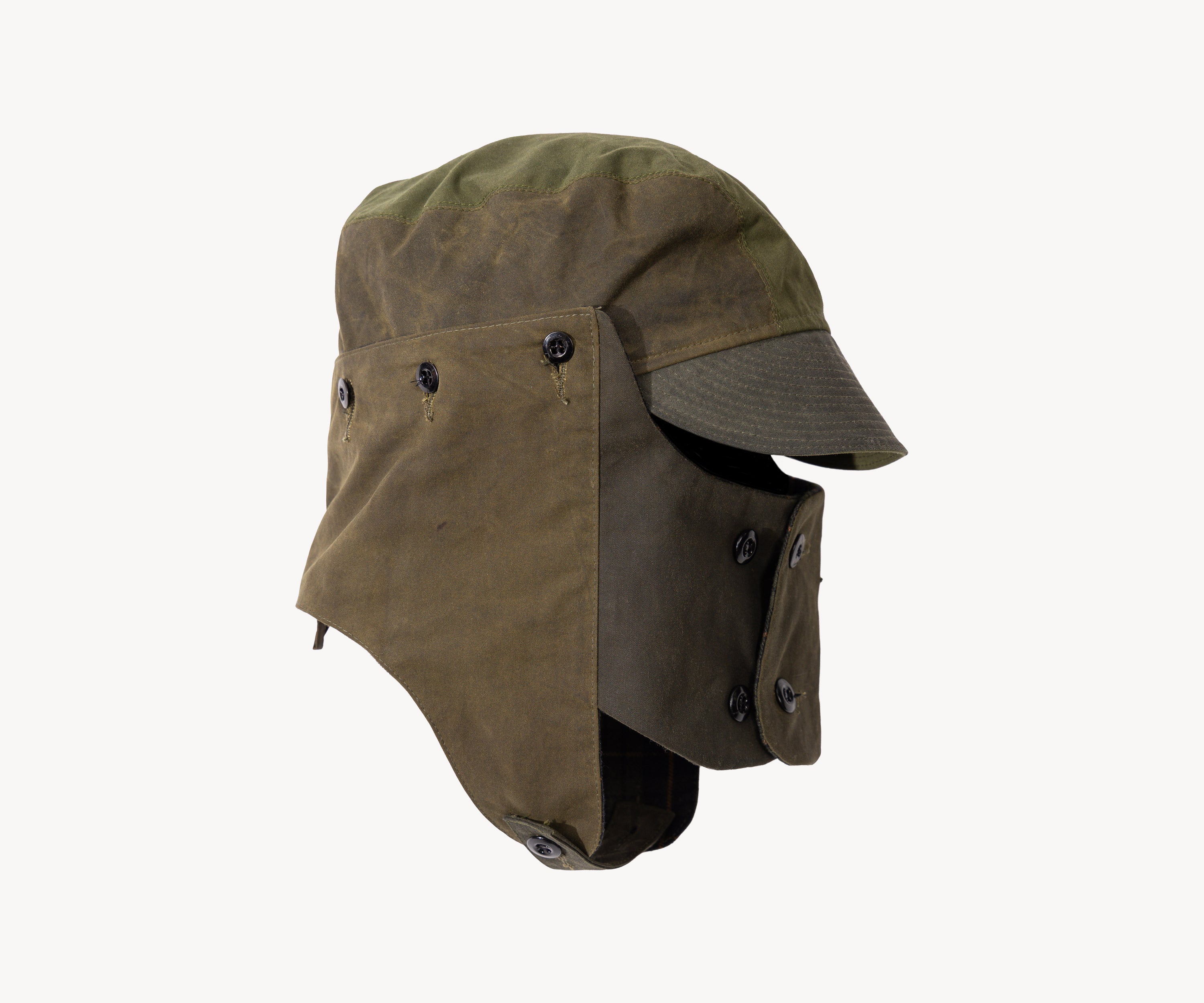REWORK® MASK WAX HAT - N° 007 Coats & Jackets GREEN / ONE SIZE FITS ALL - BRUT Clothing