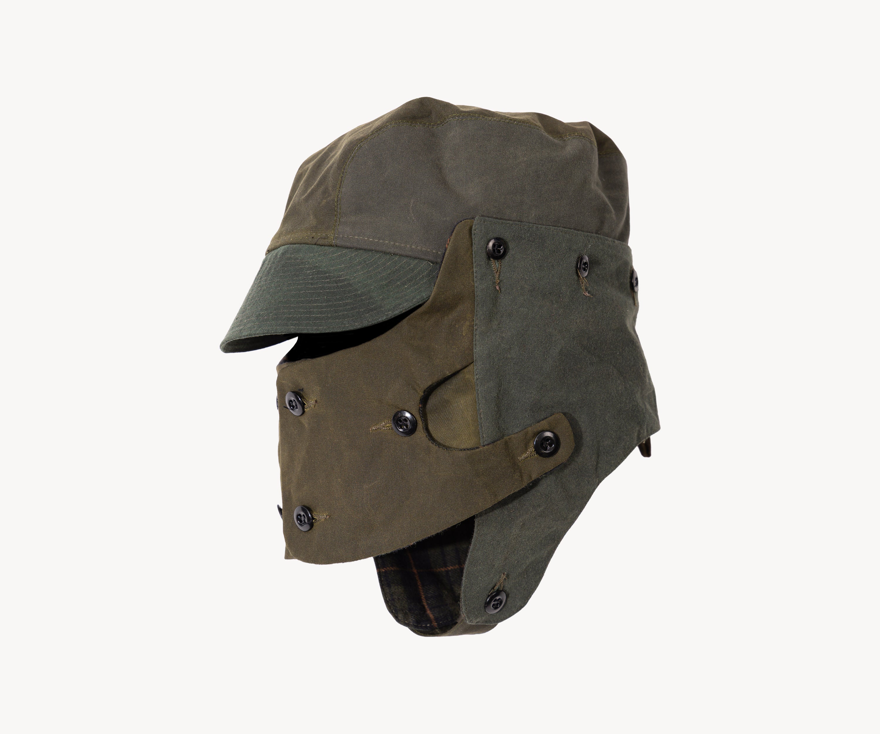 REWORK® MASK WAX HAT - N° 011 Coats & Jackets GREEN / ONE SIZE FITS ALL - BRUT Clothing