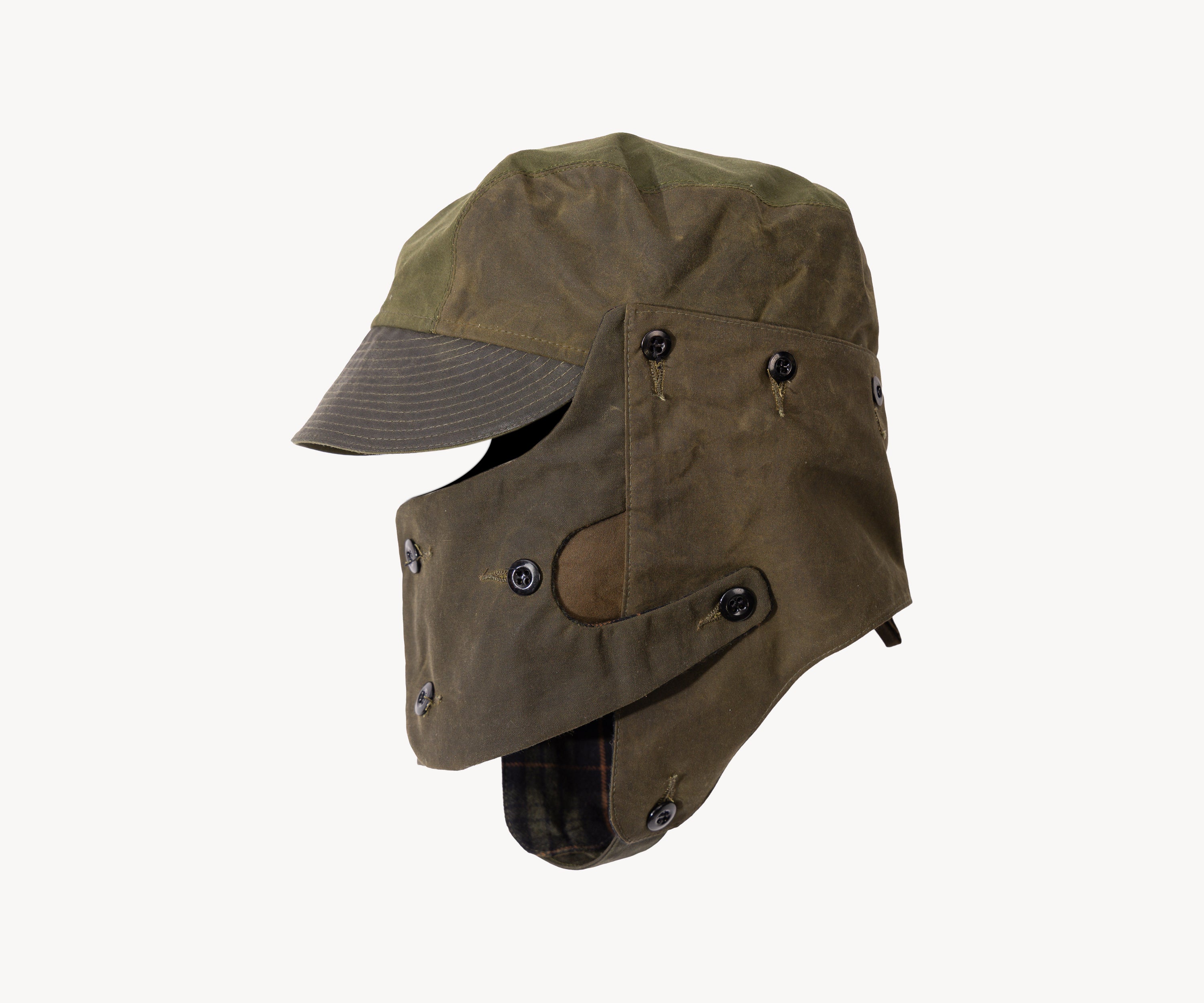 REWORK® MASK WAX HAT - N° 007 Coats & Jackets GREEN / ONE SIZE FITS ALL - BRUT Clothing