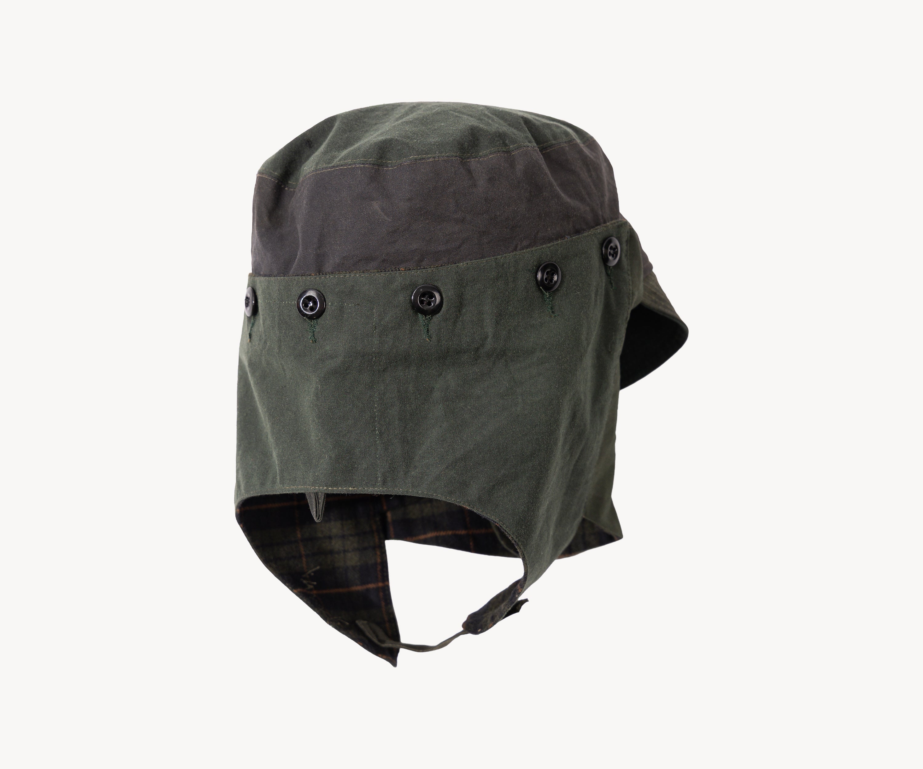 REWORK® MASK WAX HAT - N° 013 Manteaux et vestes BLEU / TAILLE UNIQUE - BRUT Clothing