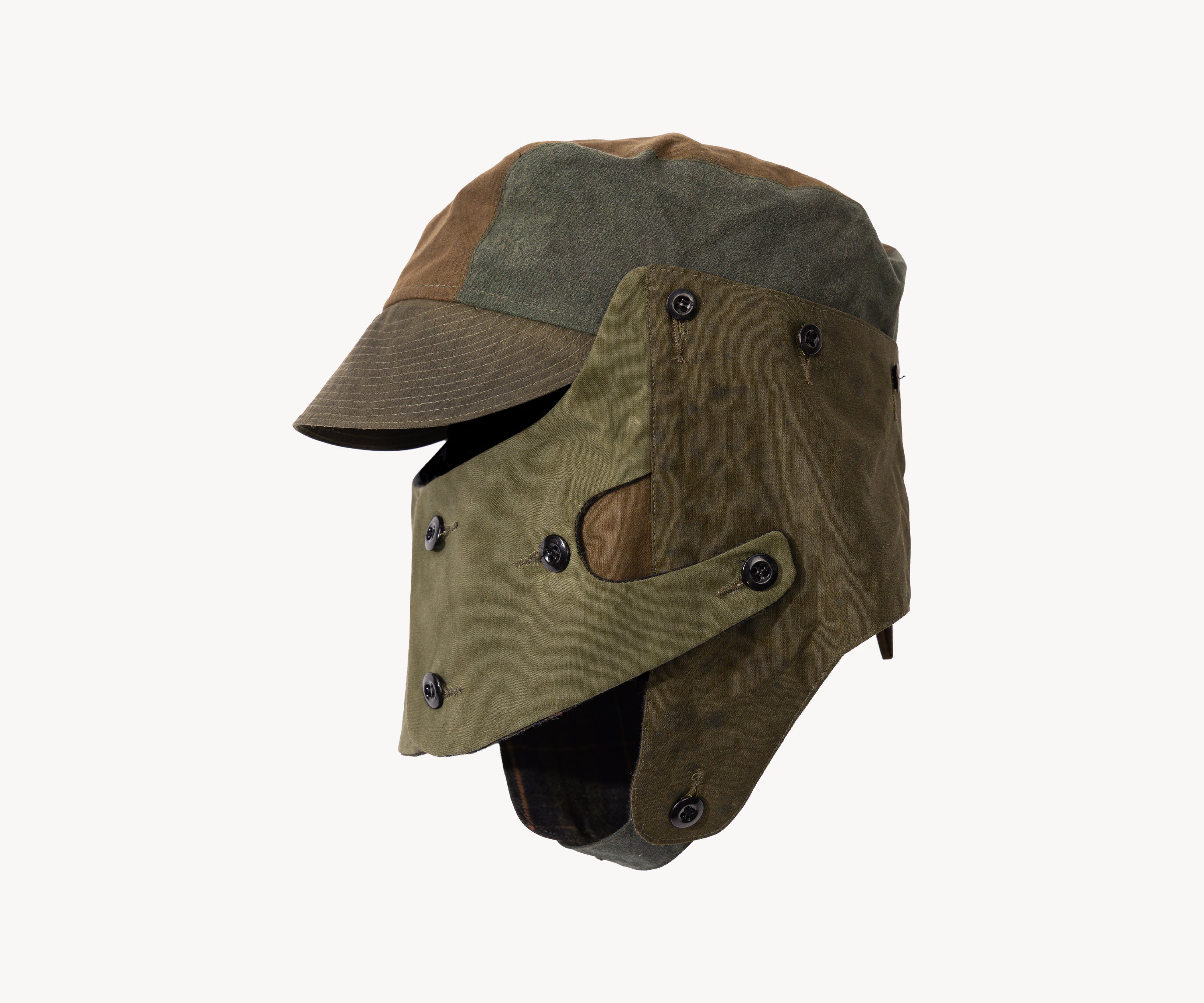 REWORK® MASK WAX HAT - N° 003 Manteaux et vestes VERT / TAILLE UNIQUE - BRUT Clothing
