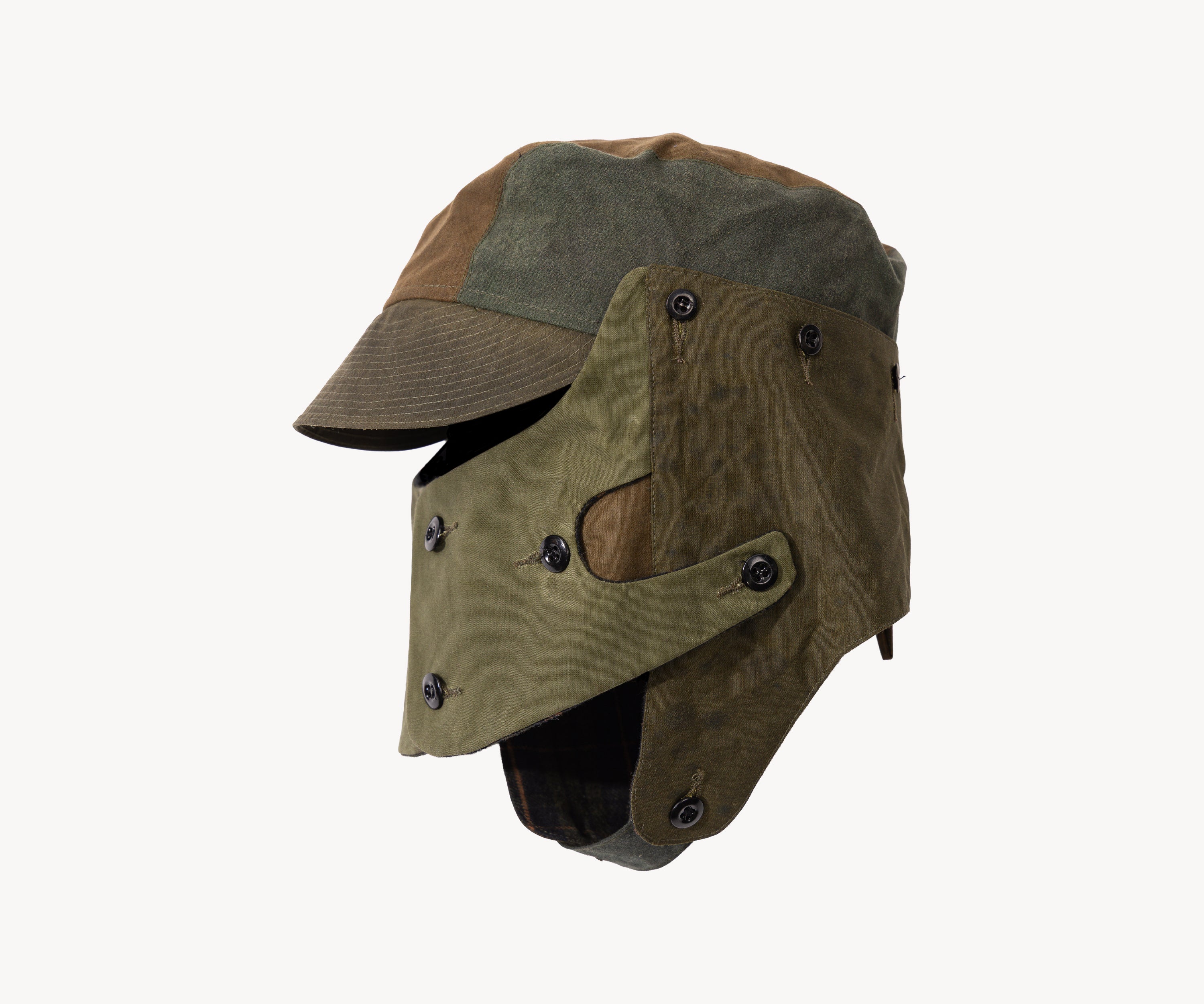 REWORK® MASK WAX HAT - N° 003 Coats & Jackets GREEN / ONE SIZE FITS ALL - BRUT Clothing