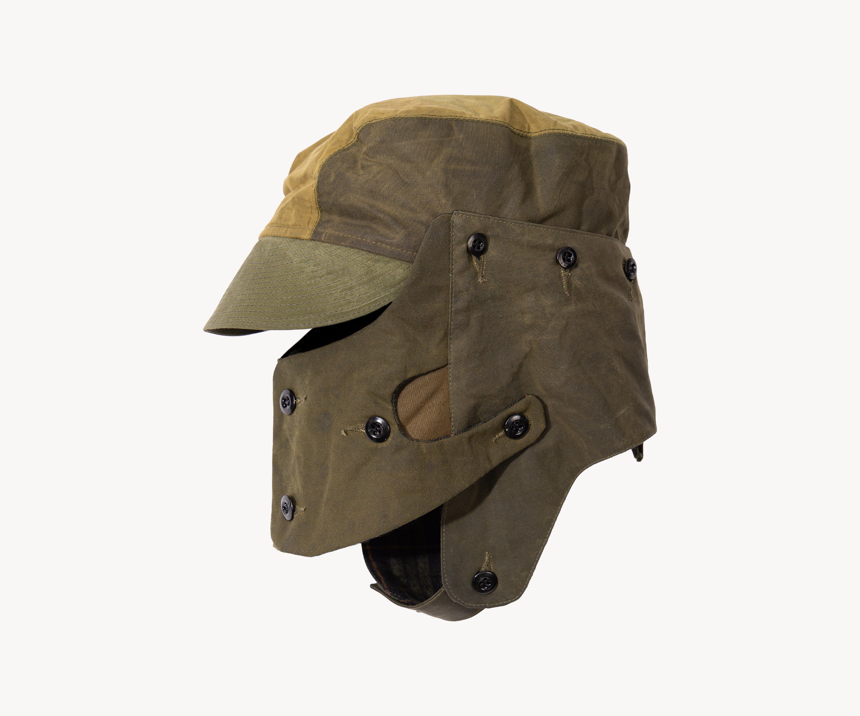 REWORK® MASK WAX HAT - N° 004 Coats & Jackets GREEN / ONE SIZE FITS ALL - BRUT Clothing